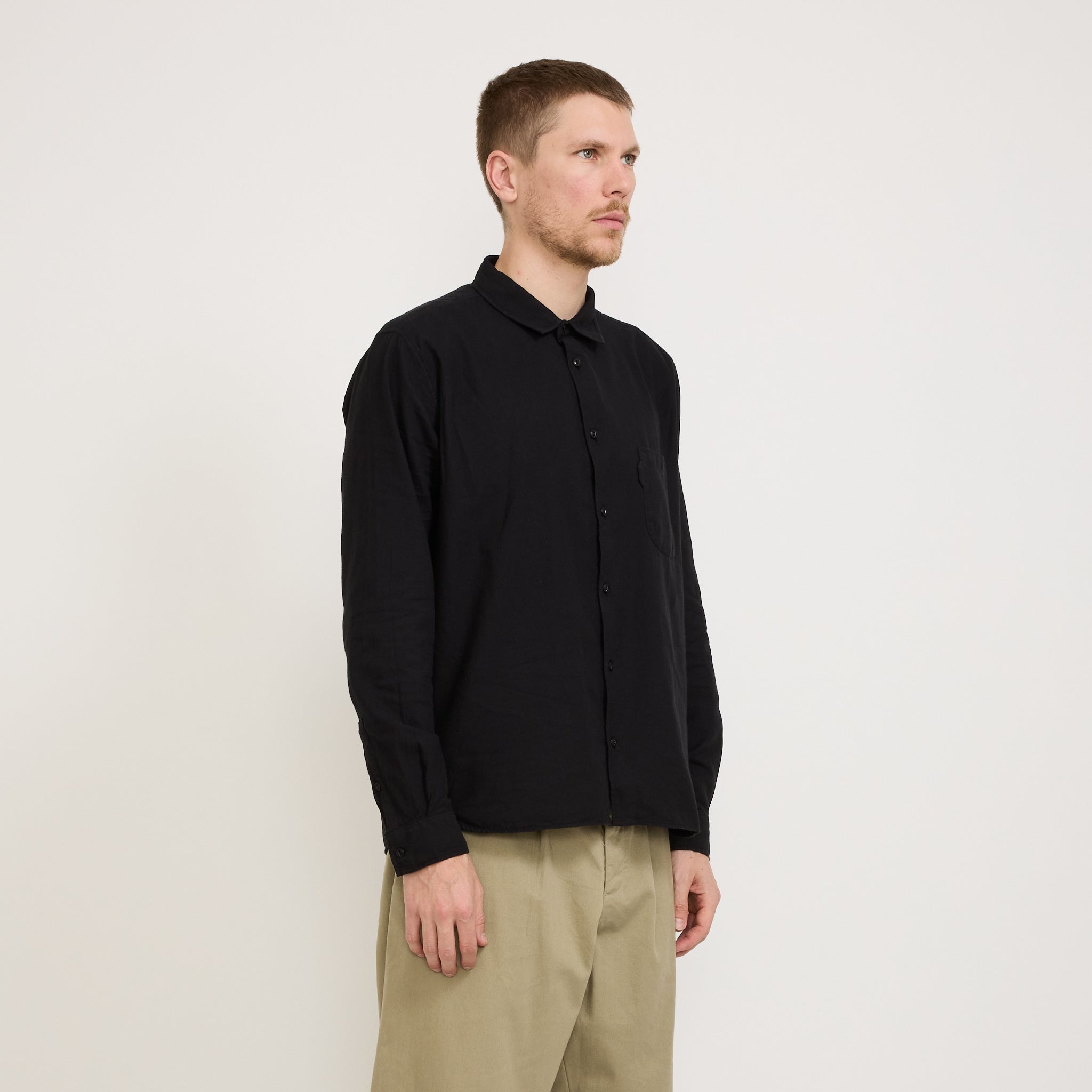 YMC | Curtis Shirt Black | Maplestore