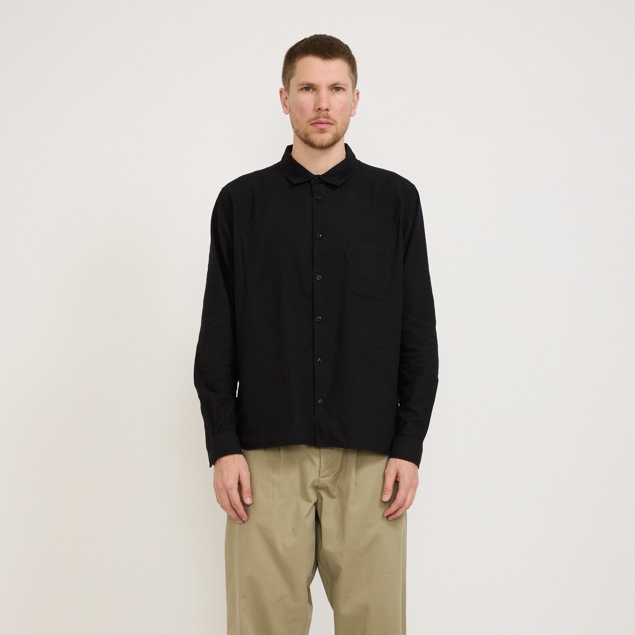 YMC | Curtis Shirt Black | Maplestore