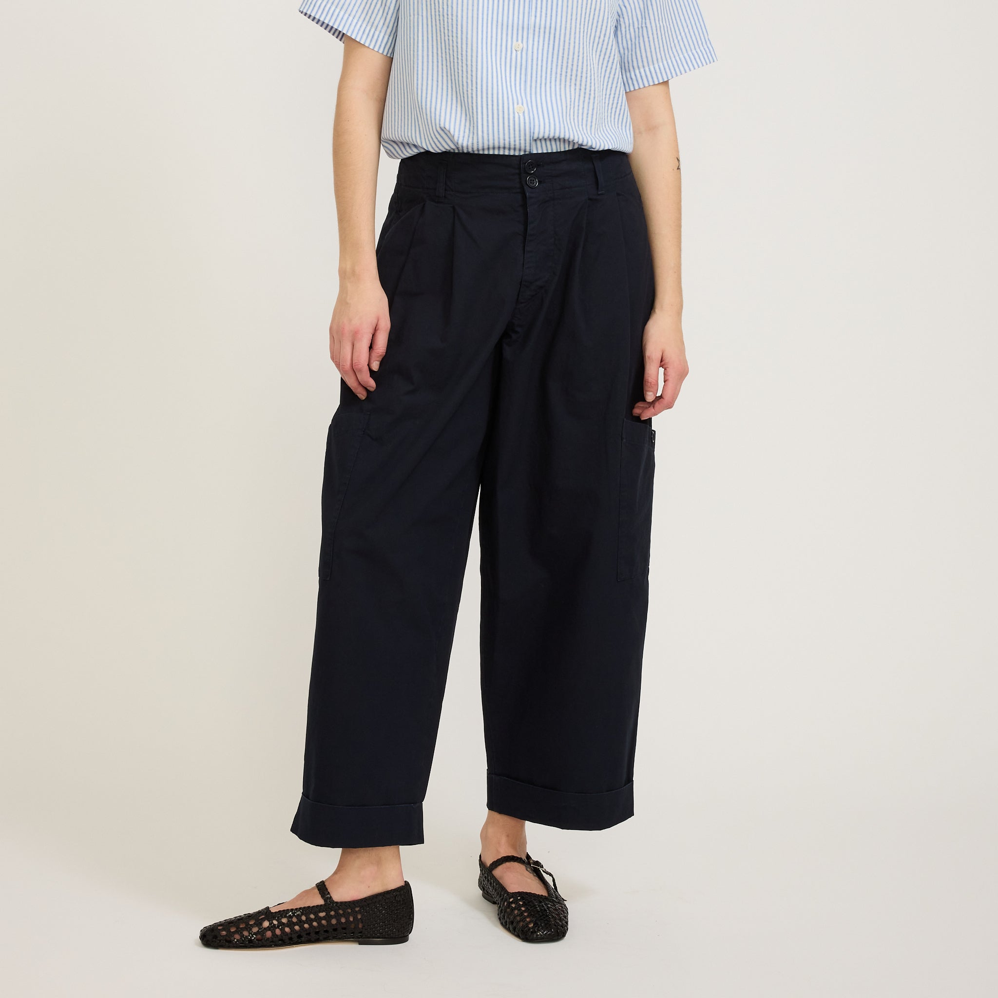 YMC | Grease Trouser Navy | Maplestore