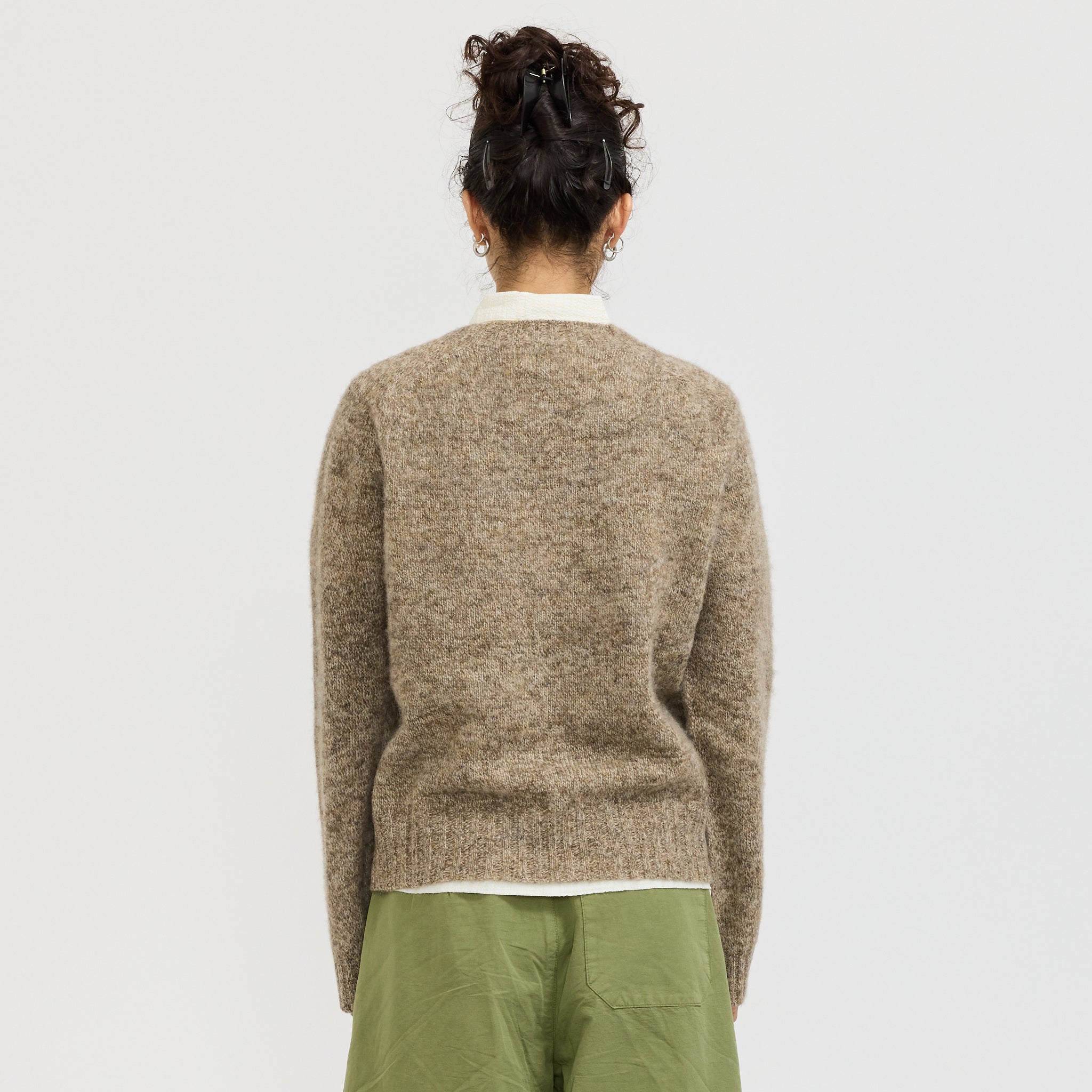 YMC | Jets Crew Neck Knit Natural | Maplestore