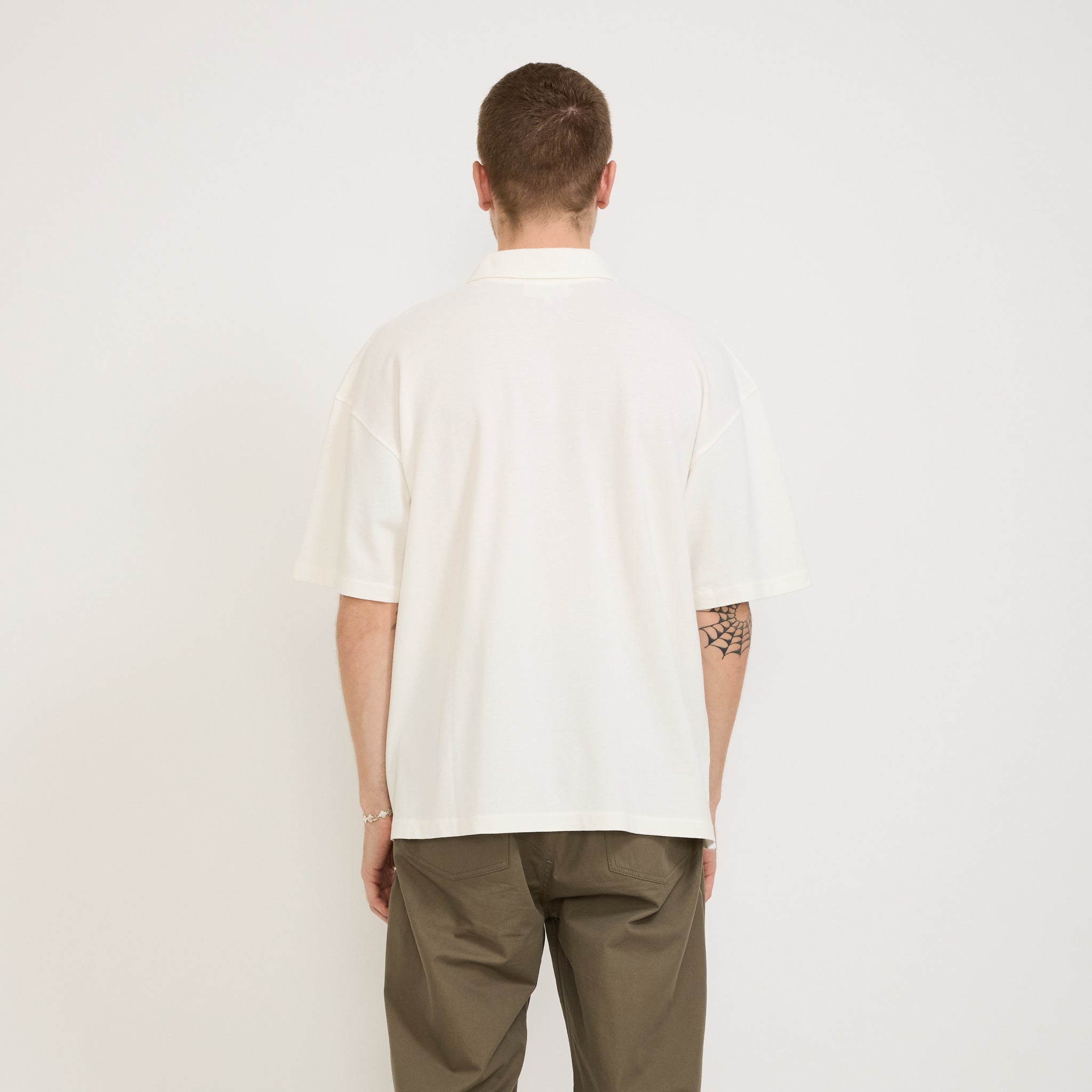 YMC | Polo T-Shirt White | Maplestore