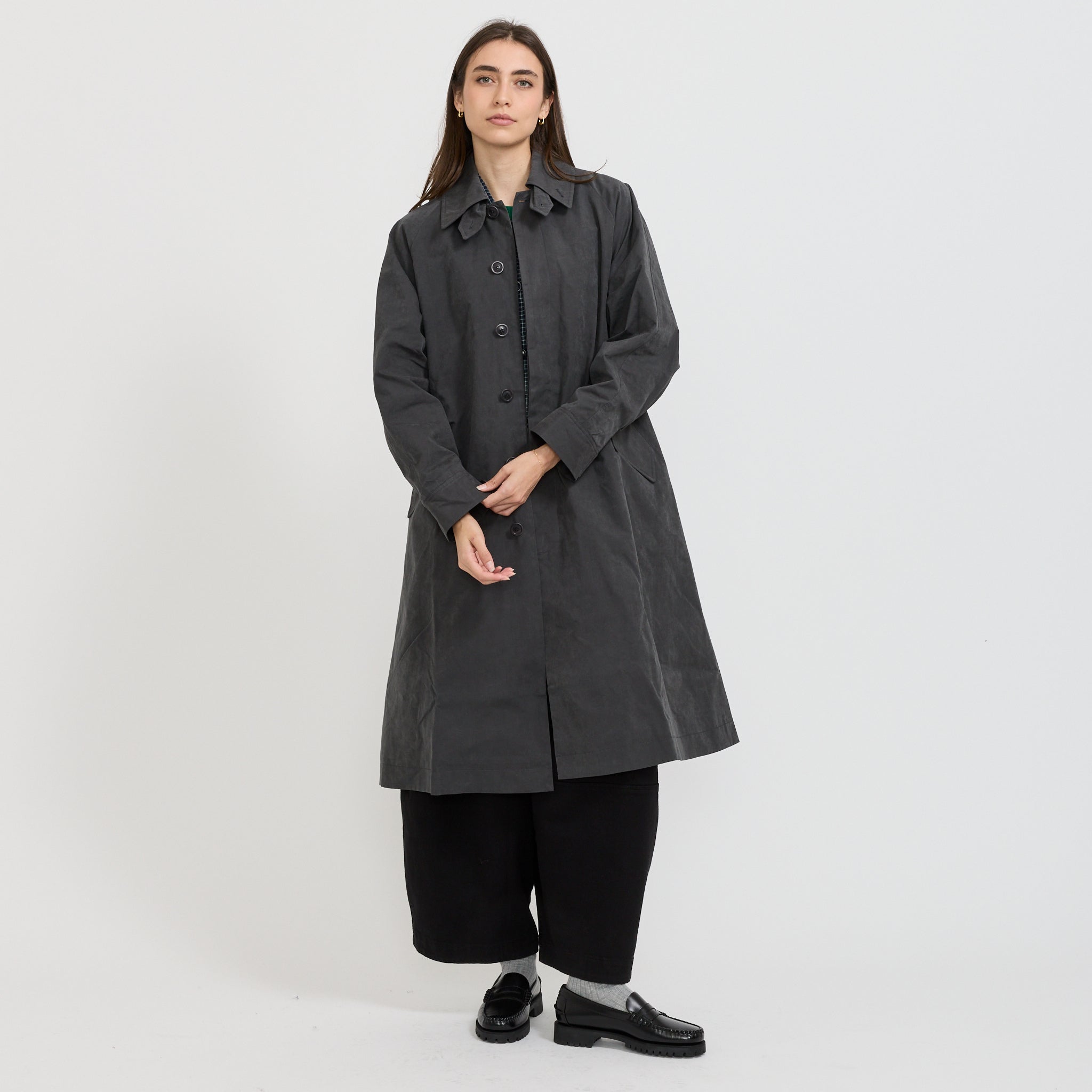 YMC | Runner Trench Coat Grey | Maplestore