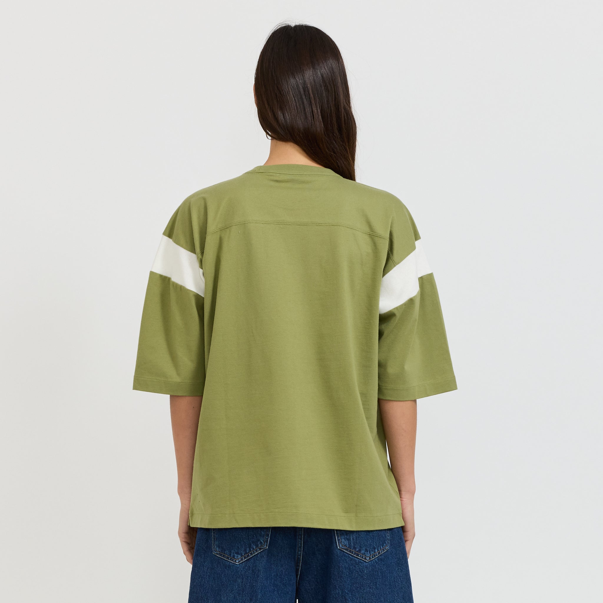 Skate Tee Green/White