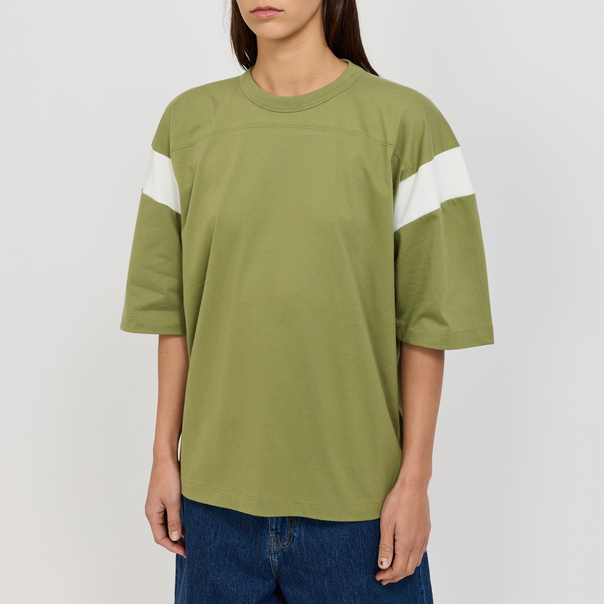 Skate Tee Green/White