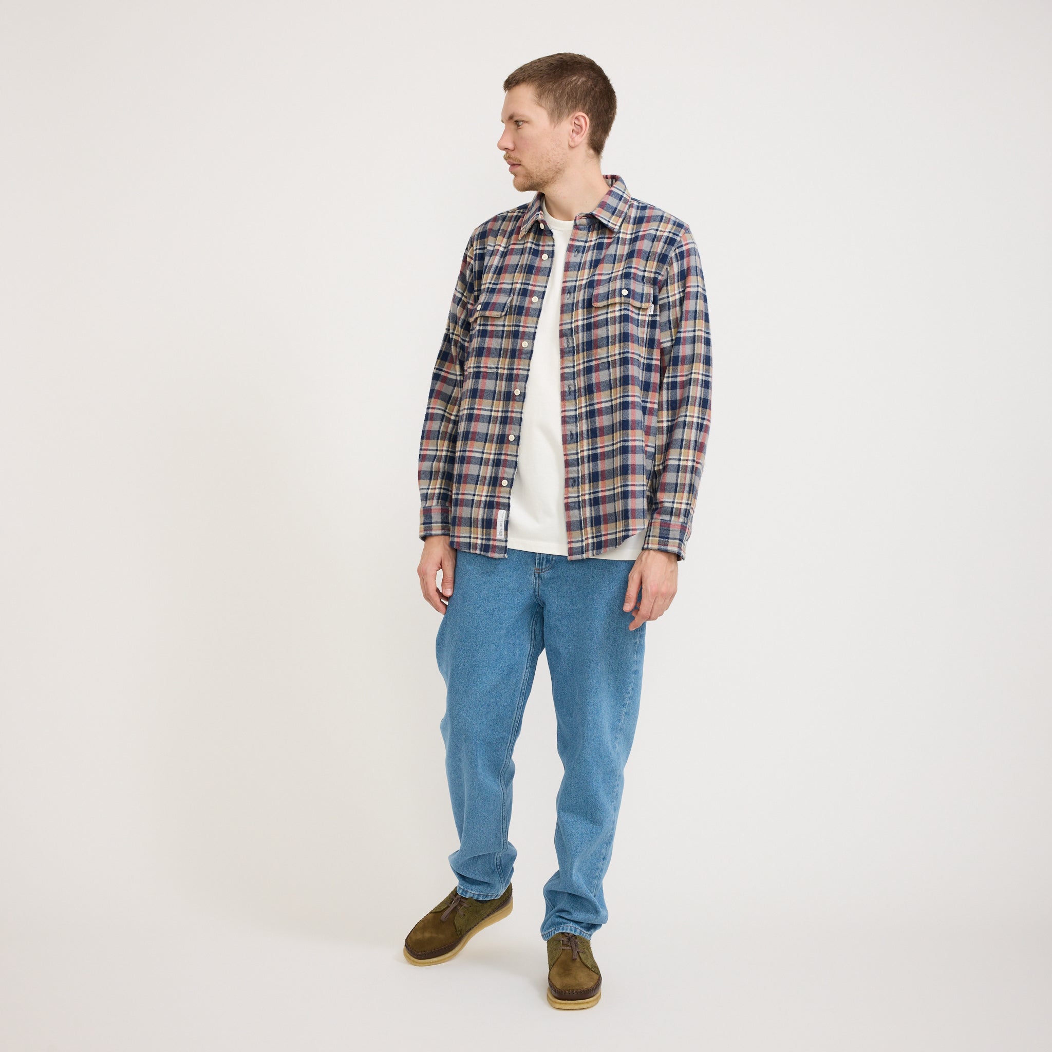 Adsum | Classic Plaid Workshirt Green Check | Maplestore