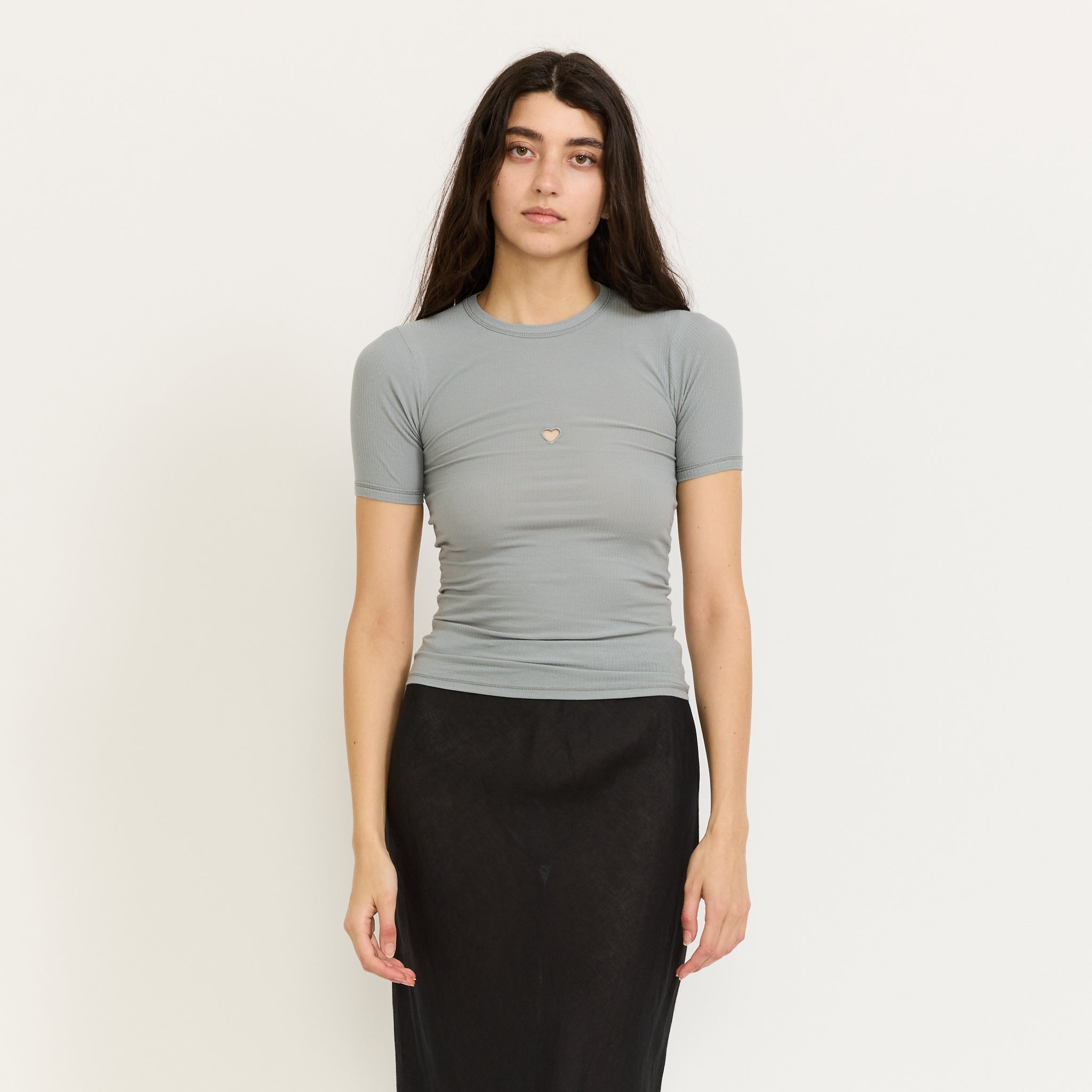 Baserange | Heart Tee Bow Blue | Maplestore