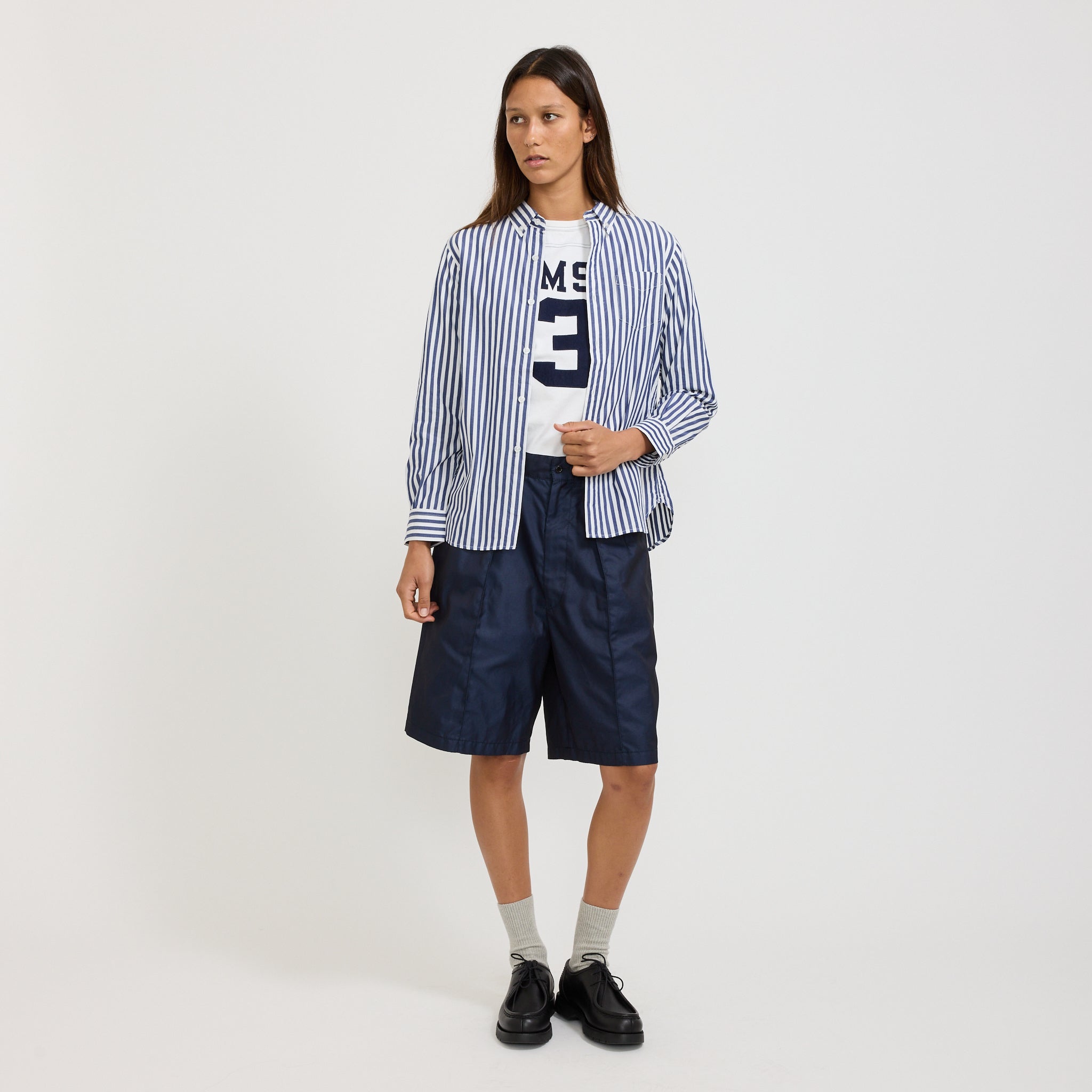 Beams Boy | London Stripe B.D Navy | Maplestore