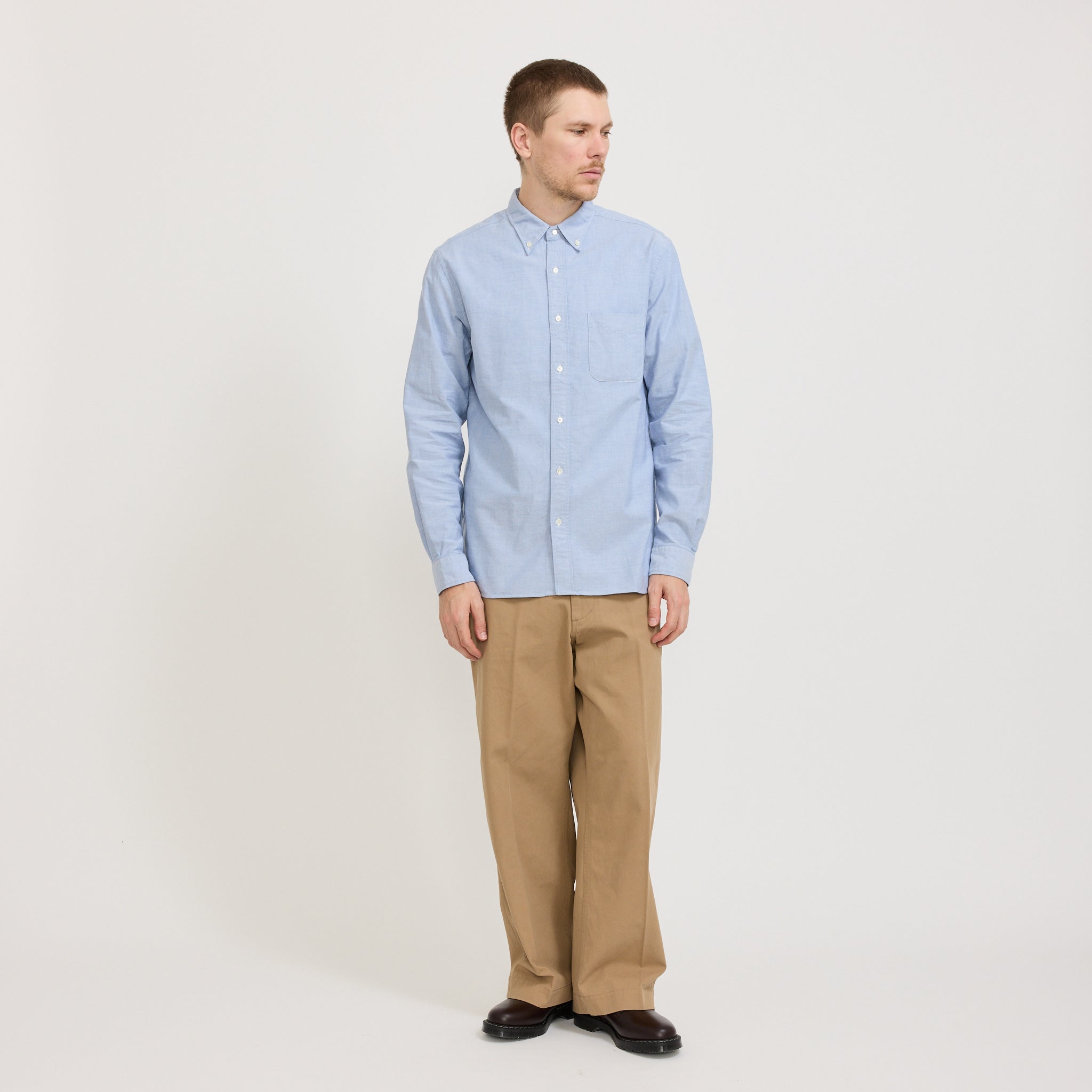 Beams Plus | MIL Trousers Twill Khaki | Maplestore