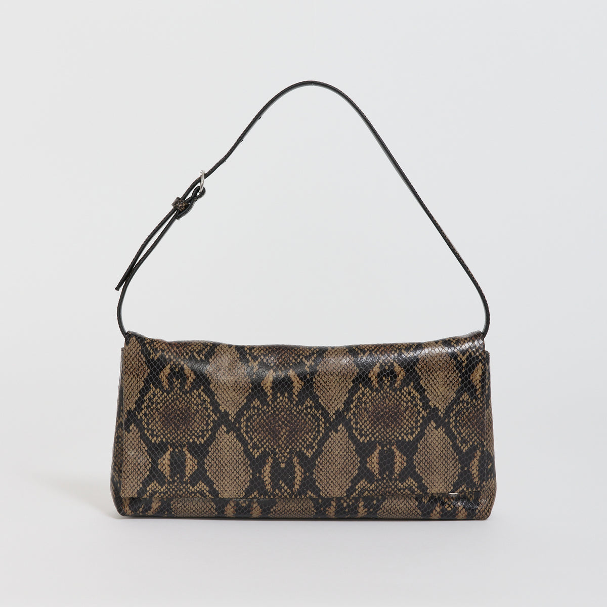 St. Agni | Soft Detachable Belt Bag Python Embossed | Maplestore