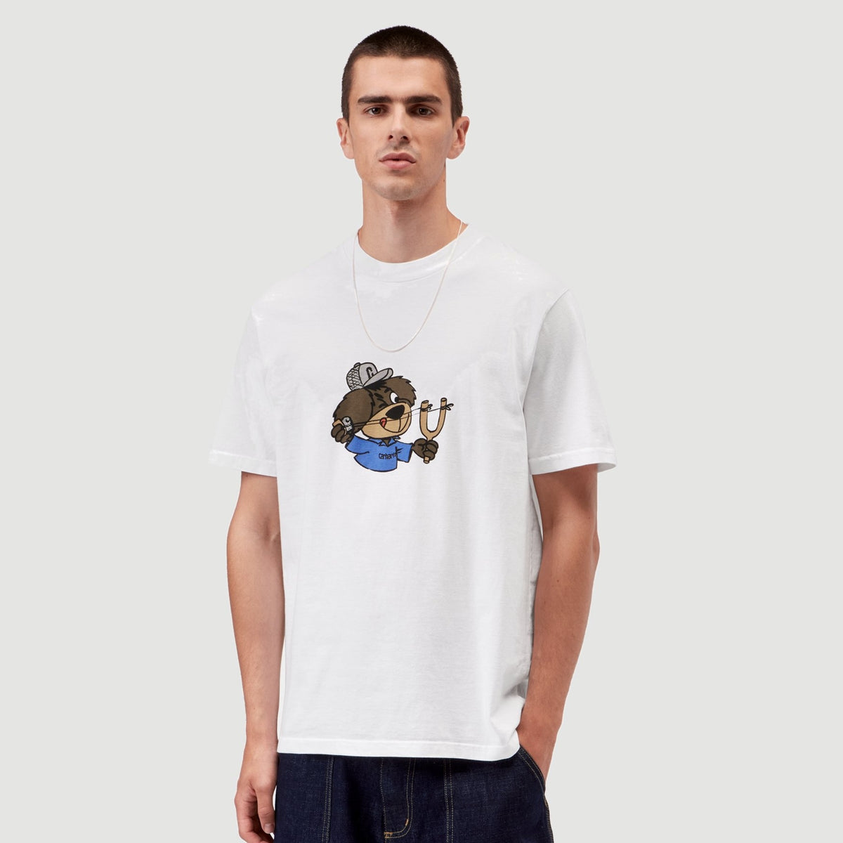 S/S Slingshot T-Shirt White
