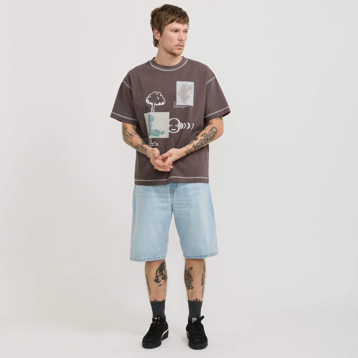 Landon Short Blue