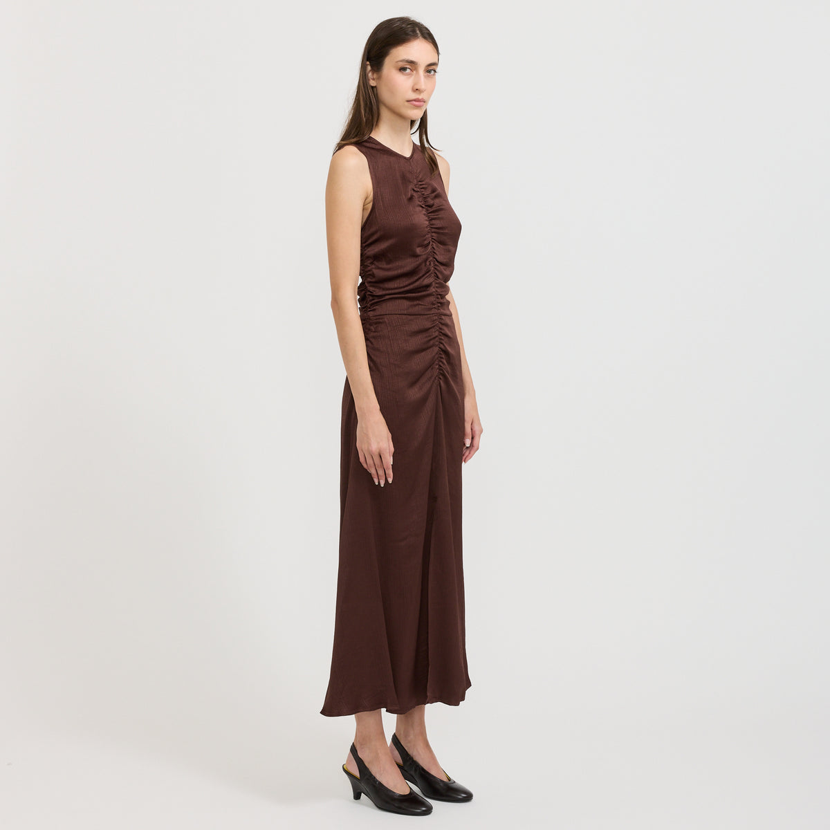 Sessun | Hayworth Dress Moka | Maplestore