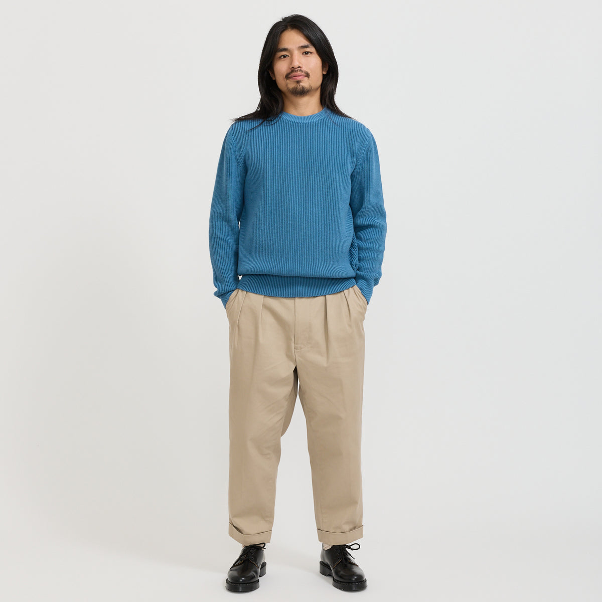 Mooncastle | Cotton Heavy Weight Crewneck Ajisai | Maplestore