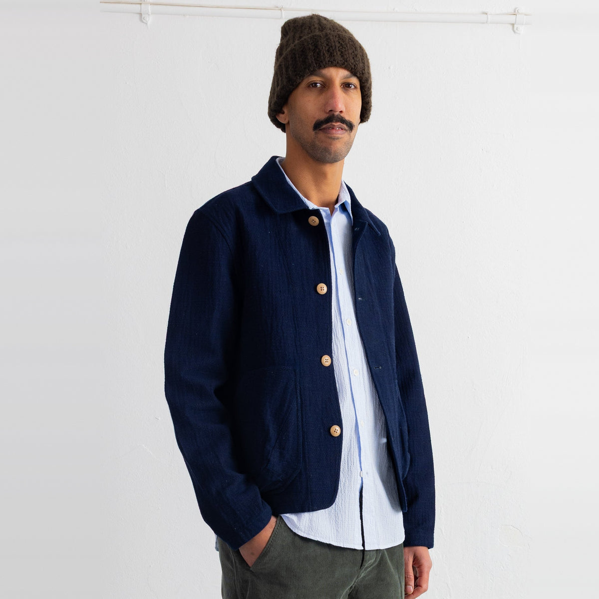 Prism Jacket Indigo Texture