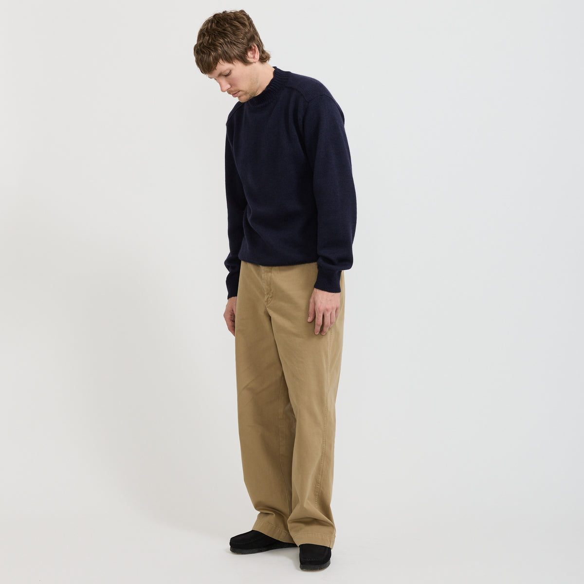 Norse Projects Sagvatnet Wool Roll Neck Sweater Dark Navy - image 2