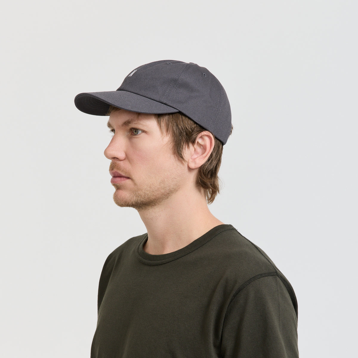 Norse Projects Twill Sports Cap Magnet Grey - image 3