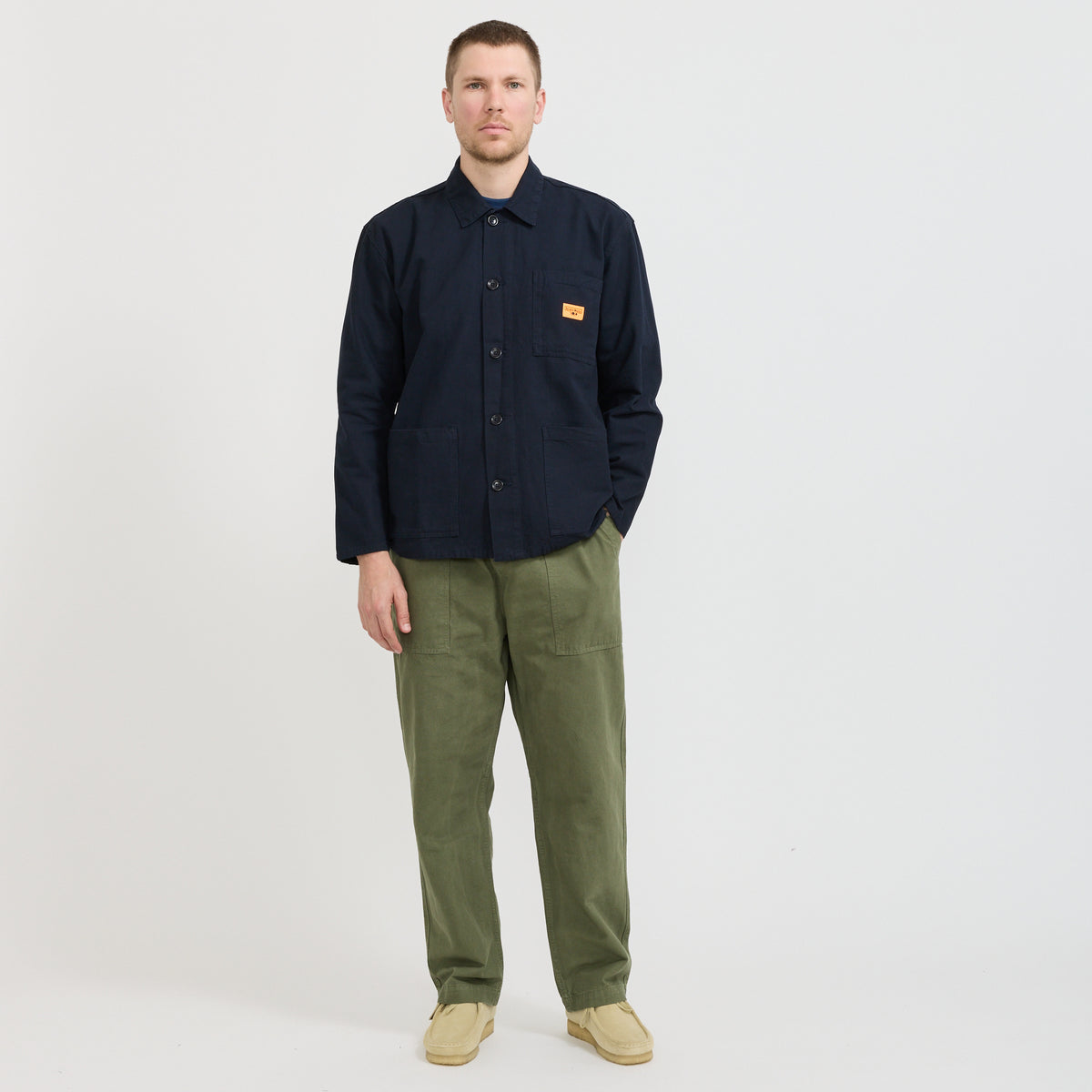 Service Works | Classic Chore Shirt Dark Navy | Maplestore