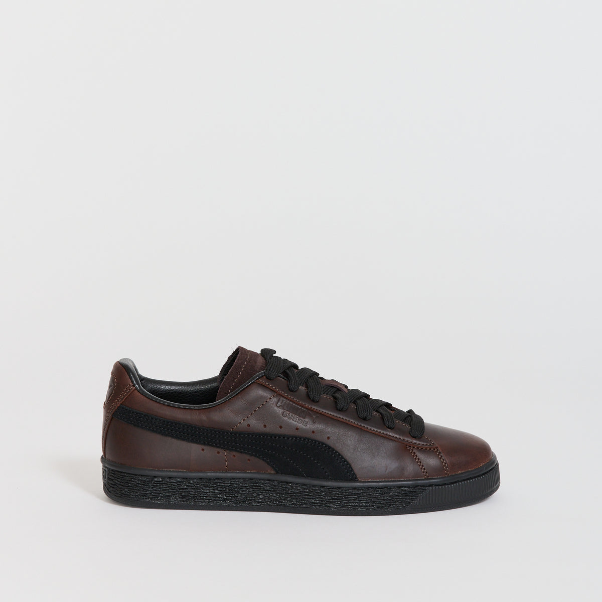 Puma | Suede Dressed Leather Brown/Puma Black | Maplestore