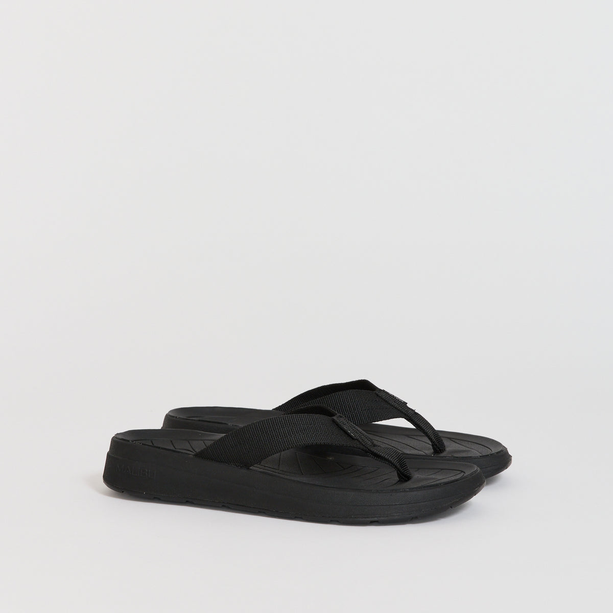Malibu Sandals | Surfrider Polyester Black | Maplestore