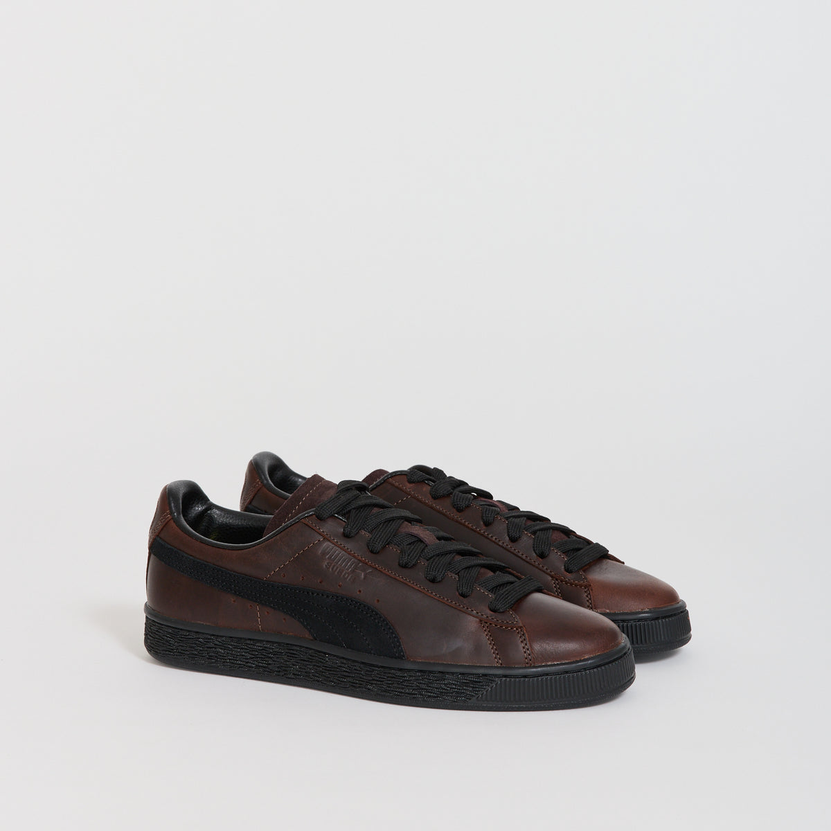 Puma | Suede Dressed Leather Brown/Puma Black | Maplestore