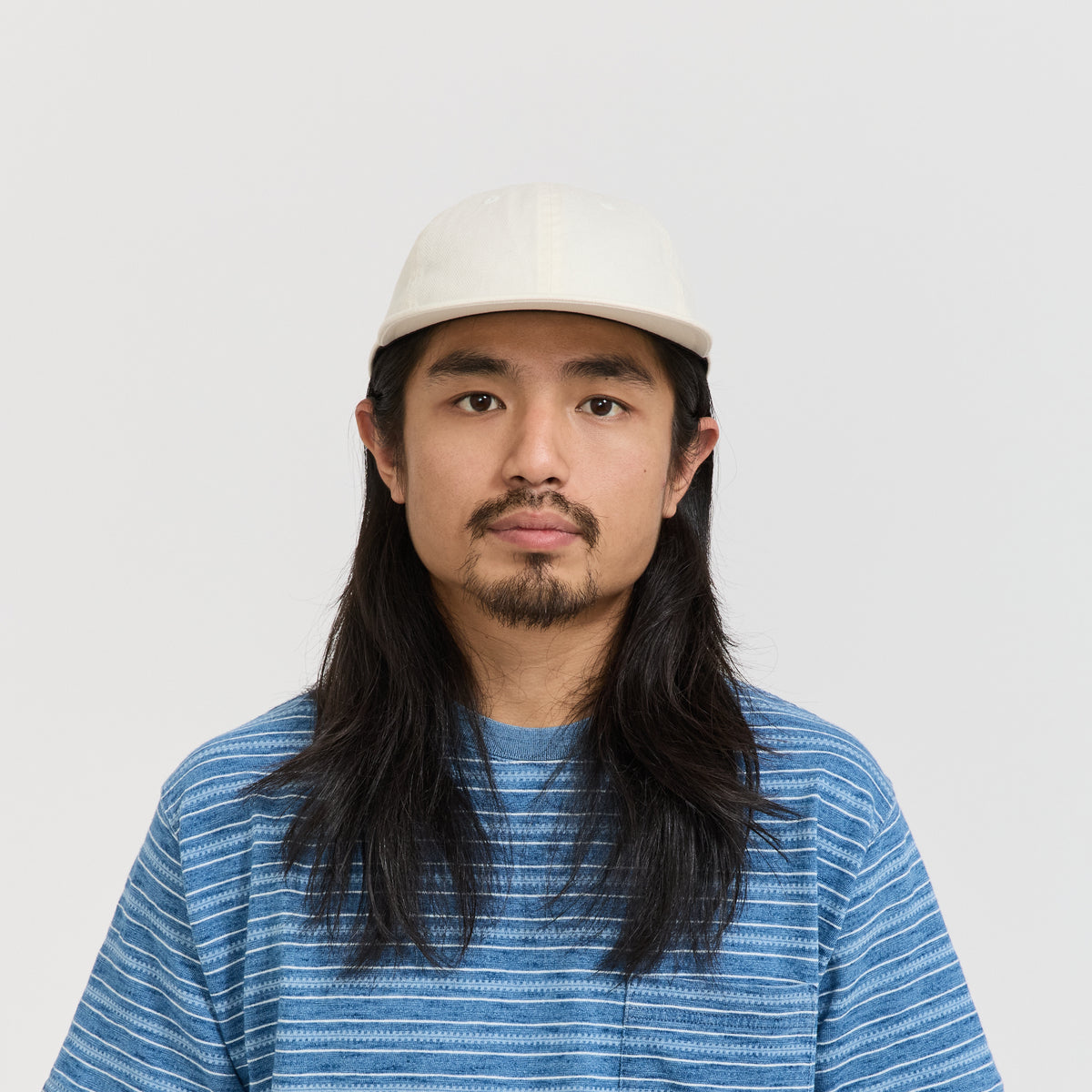Beams Plus | 6 Panel Herringbone Cap Ivory H/B | Maplestore