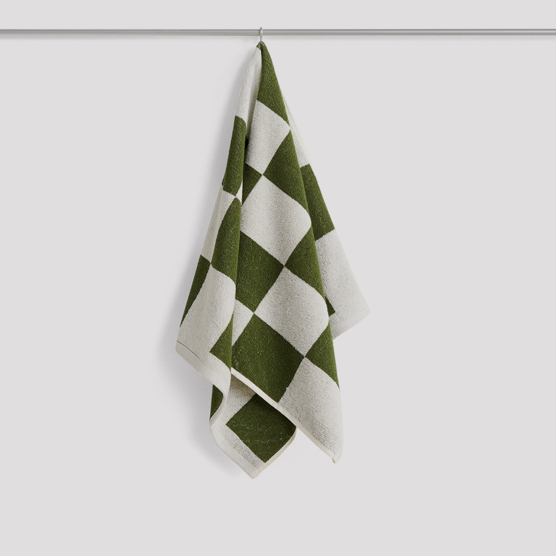 HAY | Check Hand Towel Matcha | Maplestore