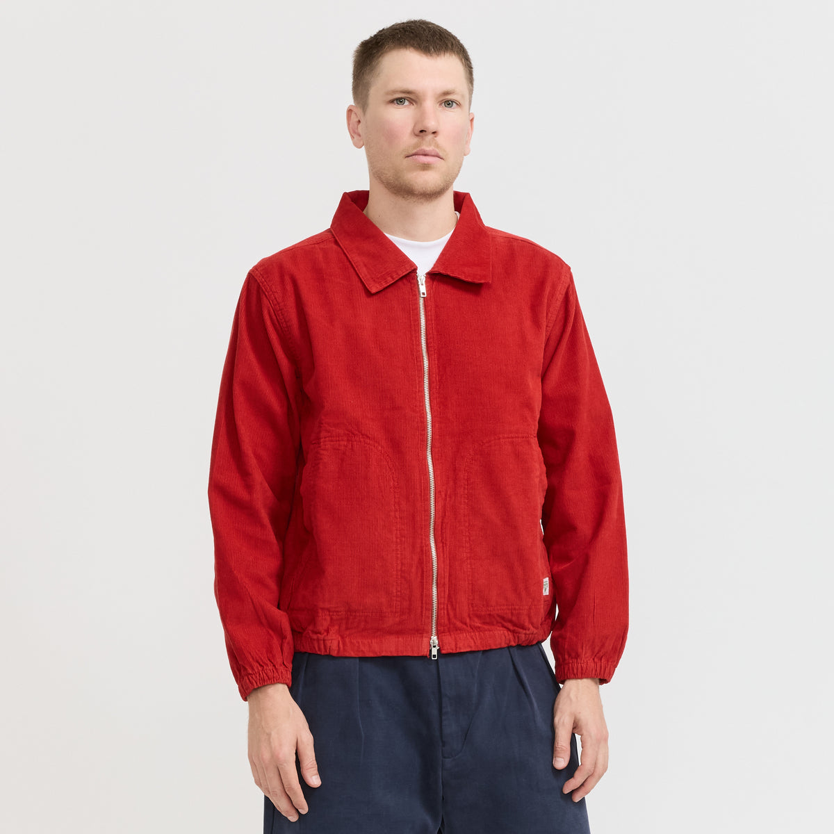 Service Works | Fine Cord Work Jacket Red | Maplestore