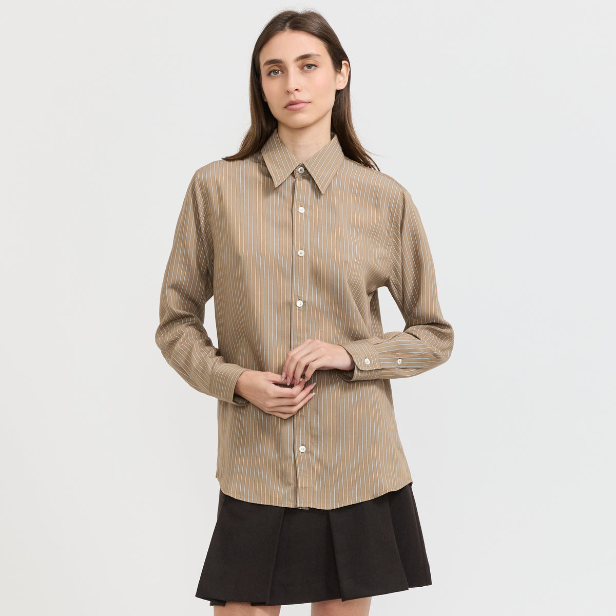 A.P.C. | Kayla Shirt Chestnut Glazed | Maplestore