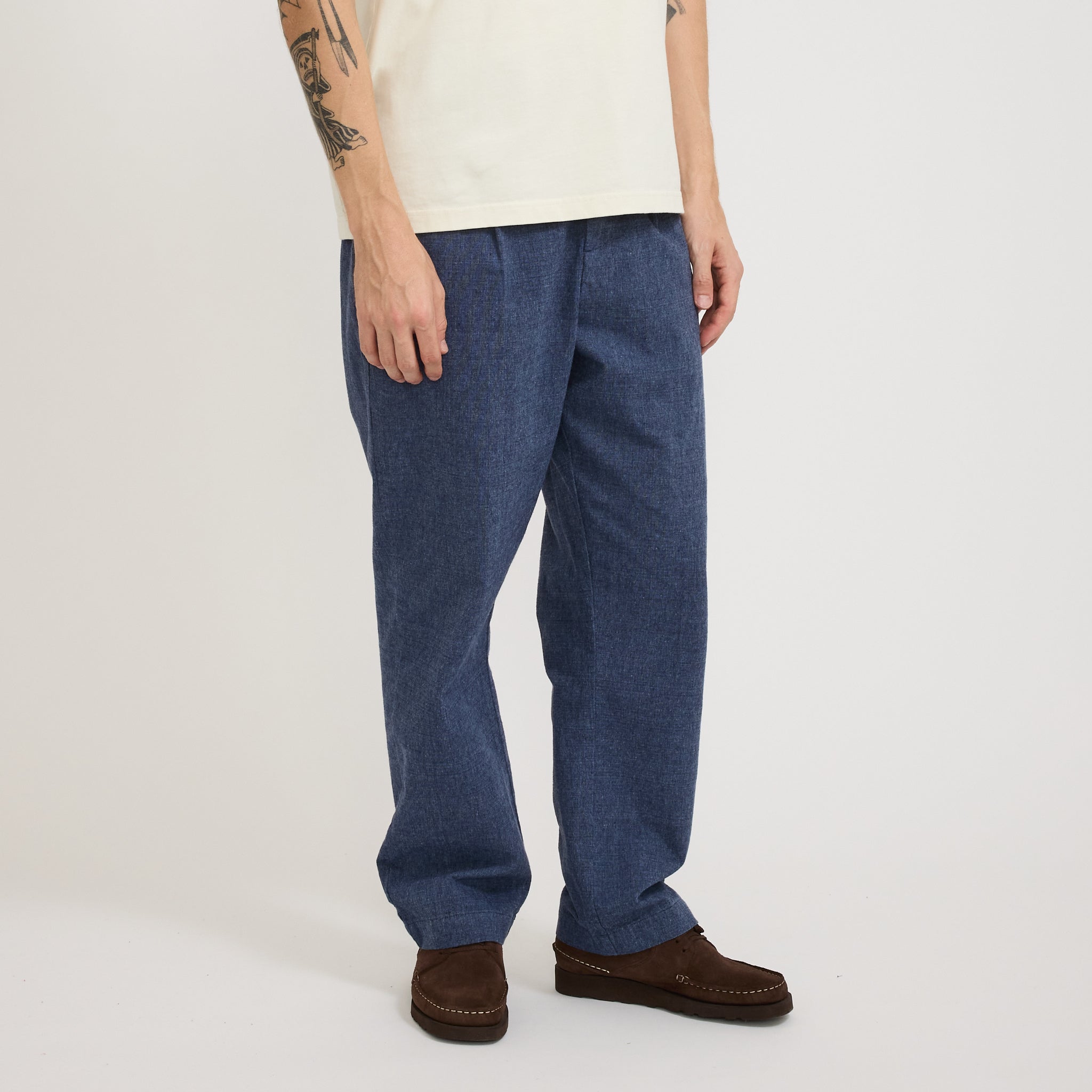 Kestin | Wick Trouser Indigo Marle | Maplestore