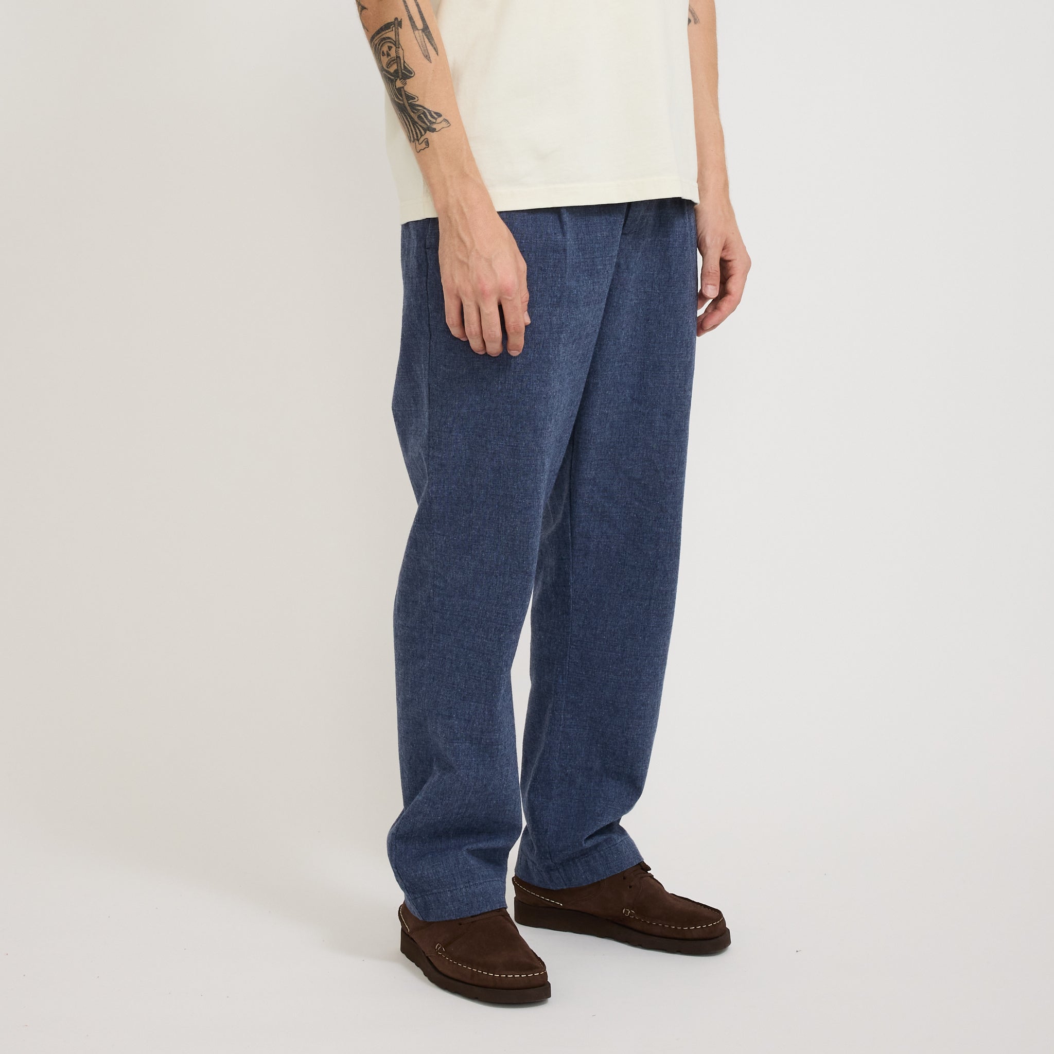 Kestin | Wick Trouser Indigo Marle | Maplestore