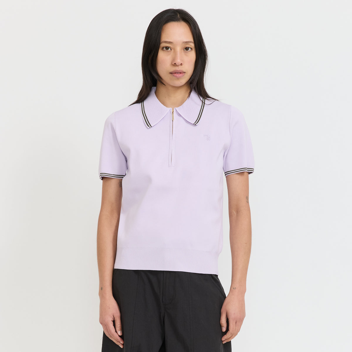 Karen Walker | Runaway Knit Polo Lilac | Maplestore