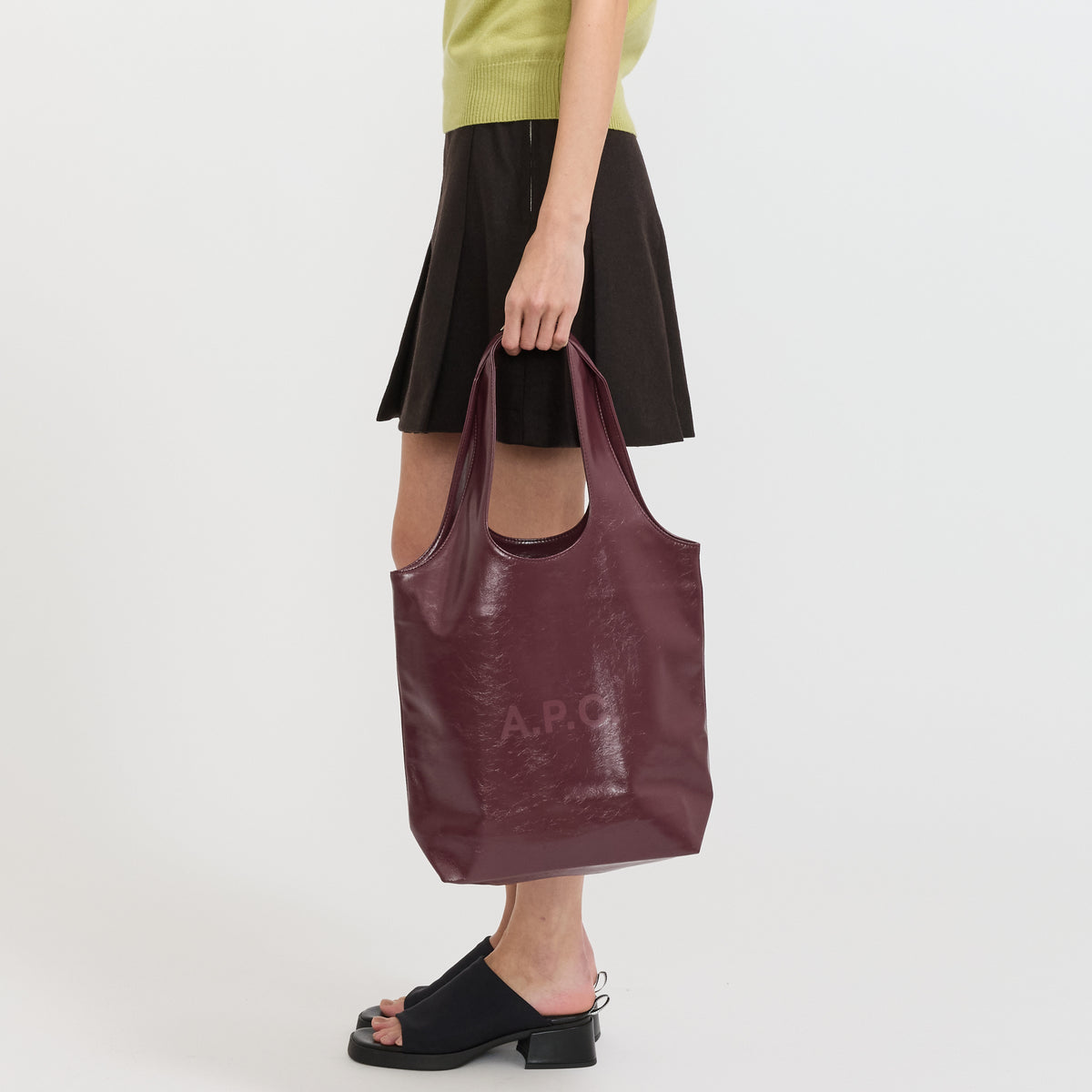 A.P.C. | Ninon Tote Small Purple | Maplestore