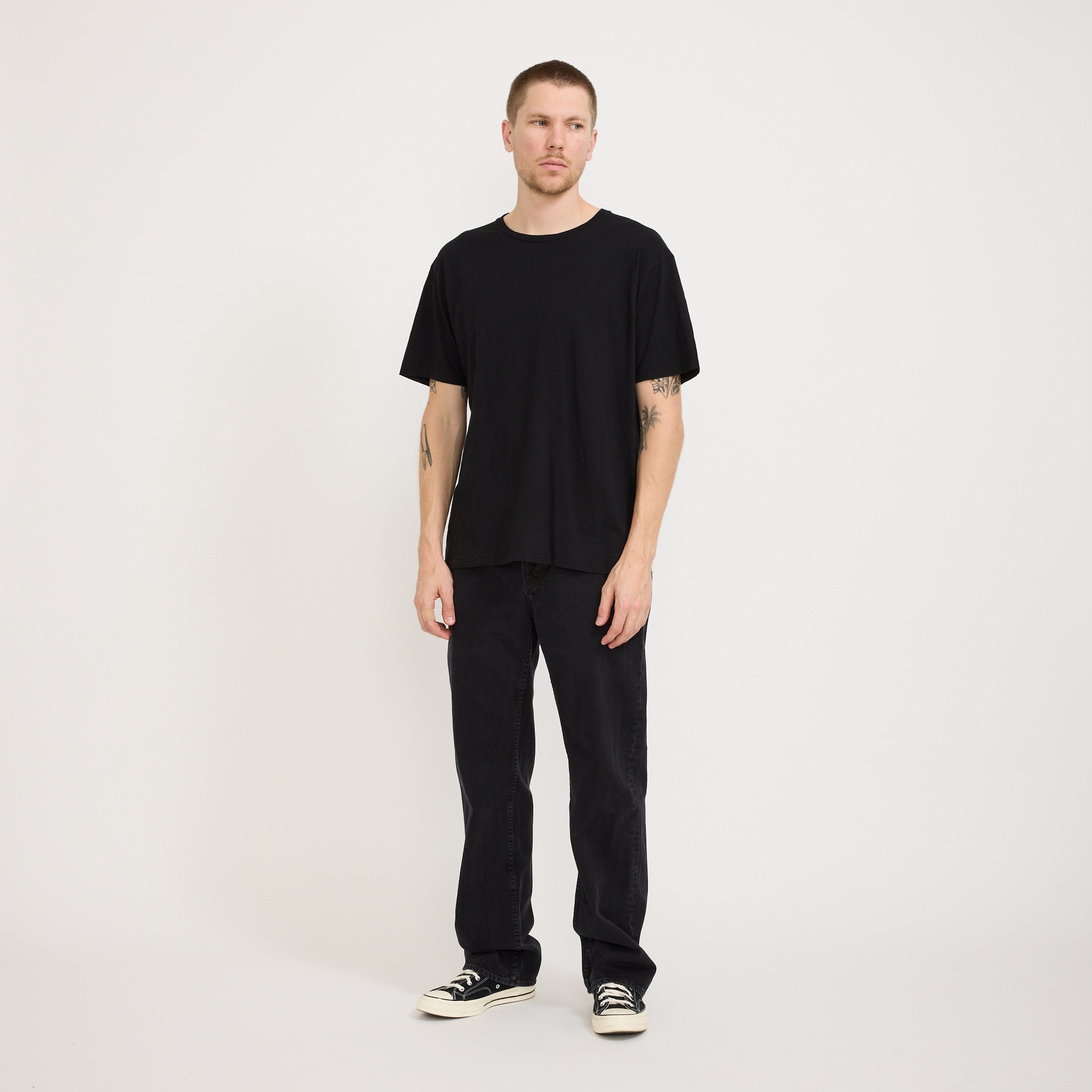 Nudie Jeans Co. | Roffe T-Shirt Black | Maplestore