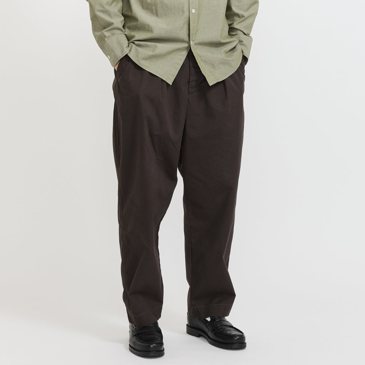 Universal Works | Oxford Pant Brown | Maplestore
