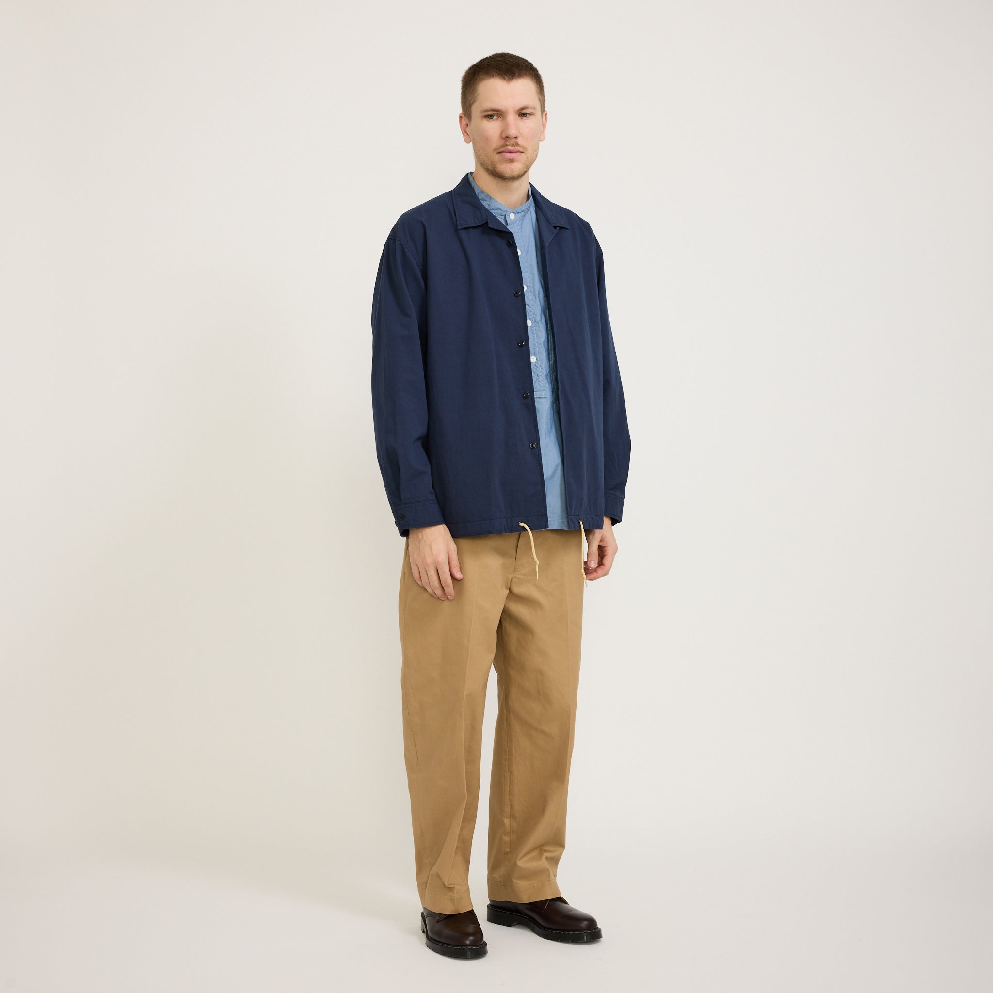 Pilgrim Surf Supply | Benson Wind Shirt Navy | Maplestore