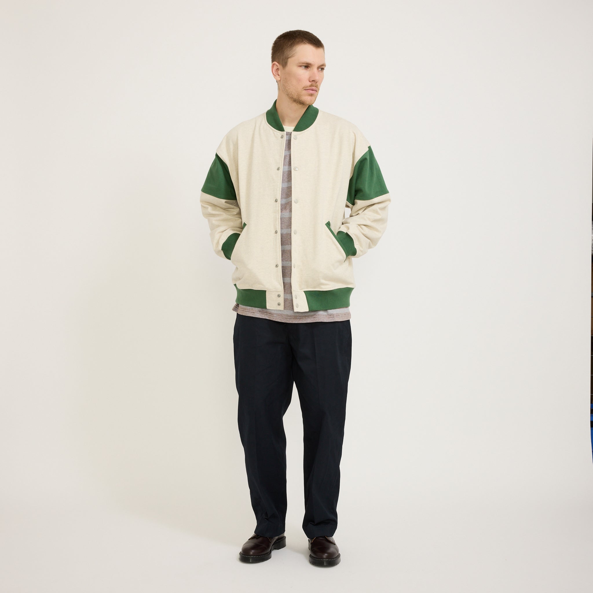 Pilgrim Surf Supply | Dean Snap Cardigan Oatmeal | Maplestore