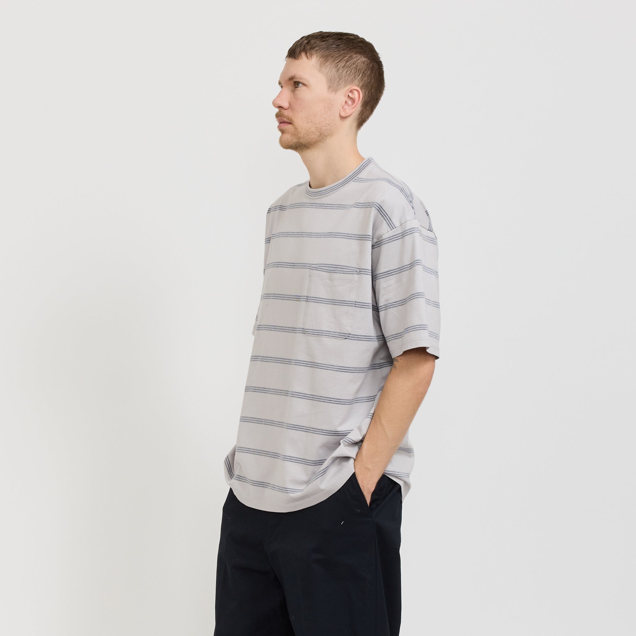 Pilgrim Surf Supply | Mickey Stripe Tee Ash | Maplestore