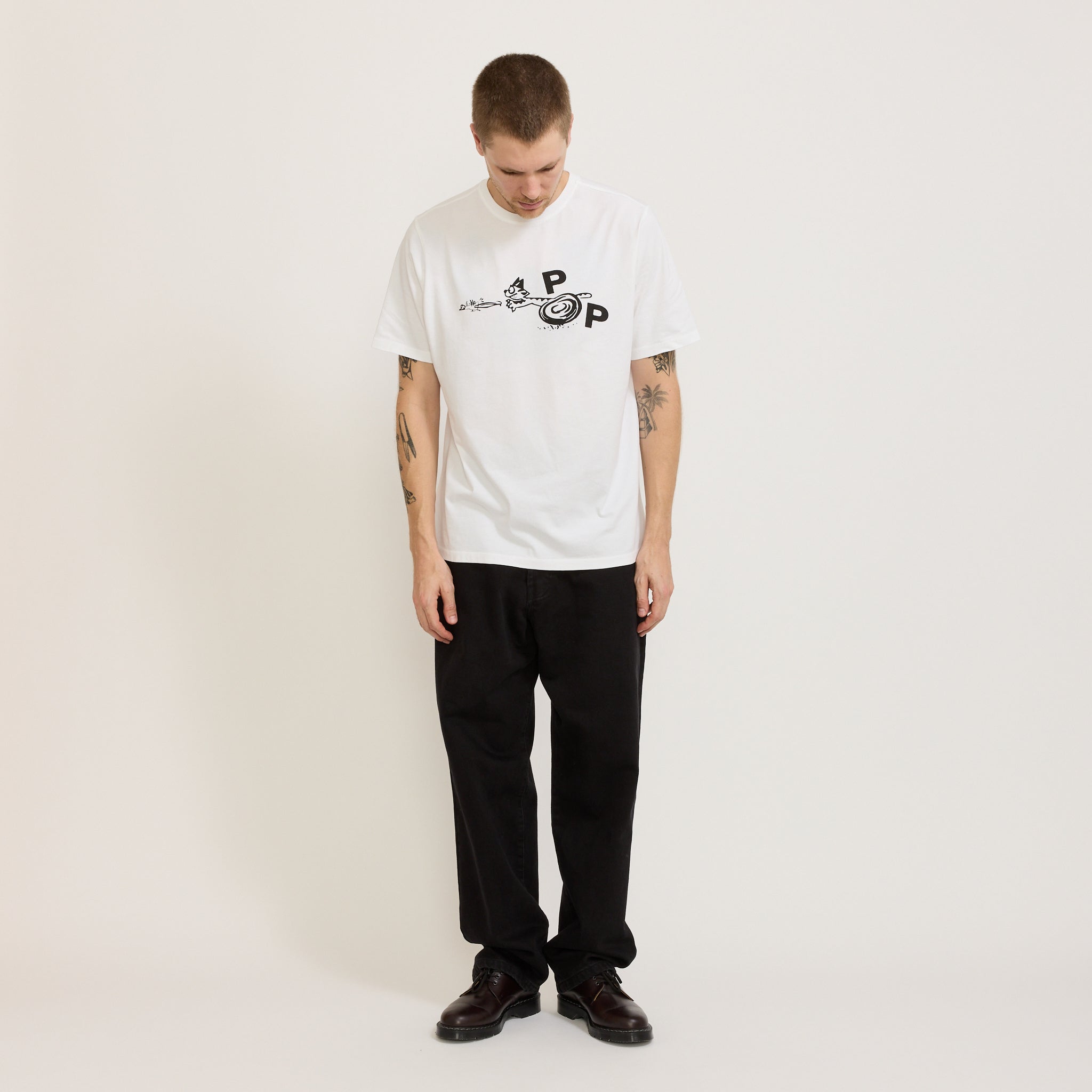 Pop Trading Company | Catch T-Shirt White | Maplestore