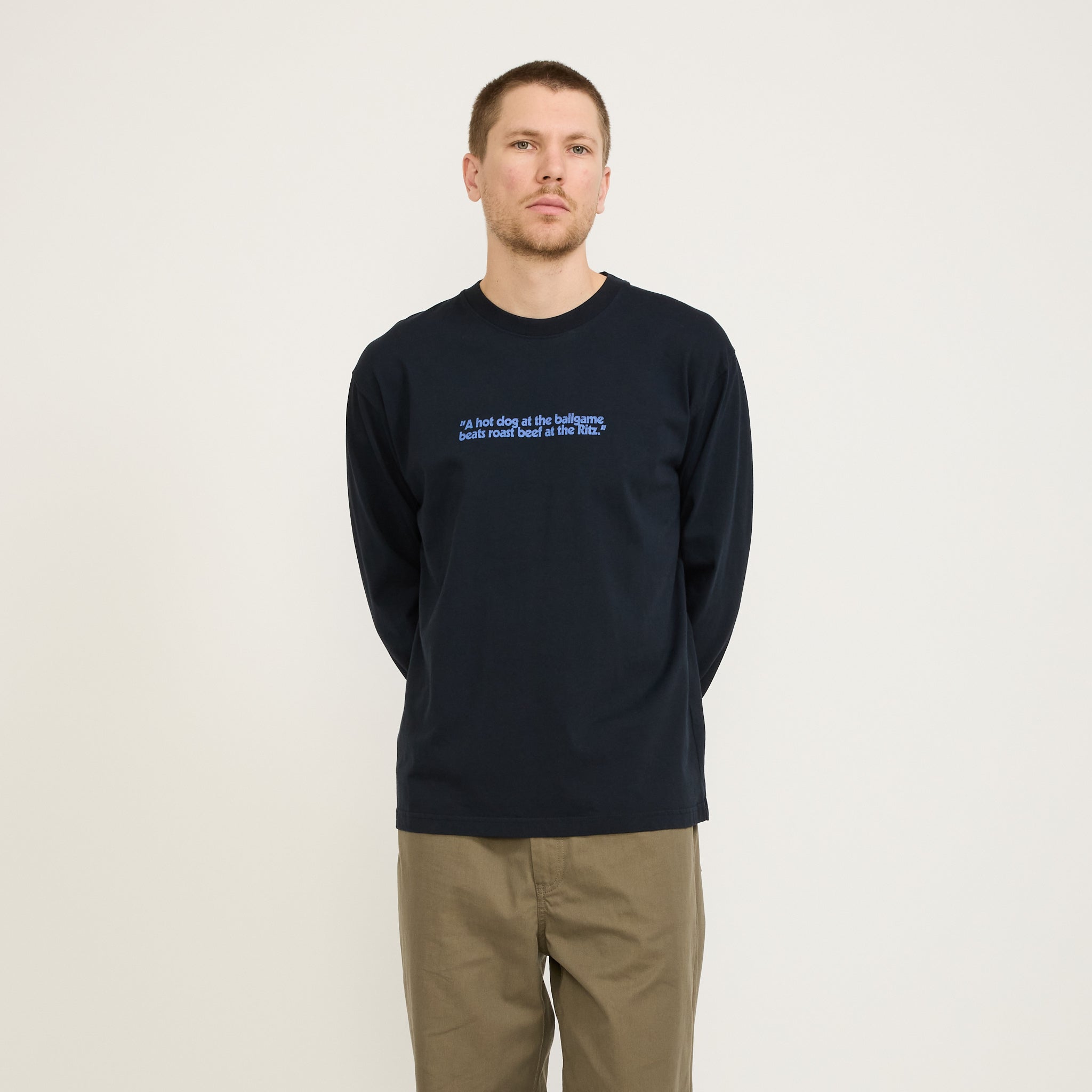 Reception | LS Tee Ritz Dark Navy | Maplestore