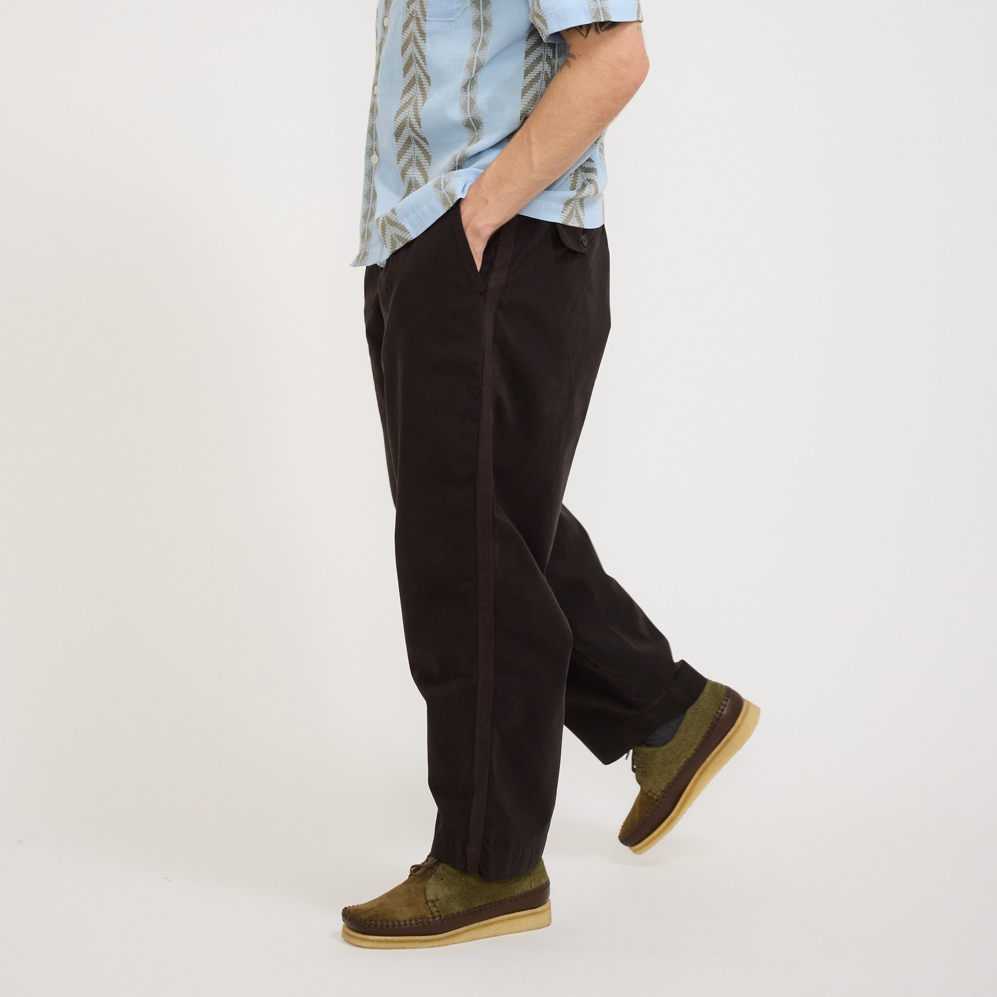 Universal Works | Oxford Pant Summer Canvas Licorice | Maplestore
