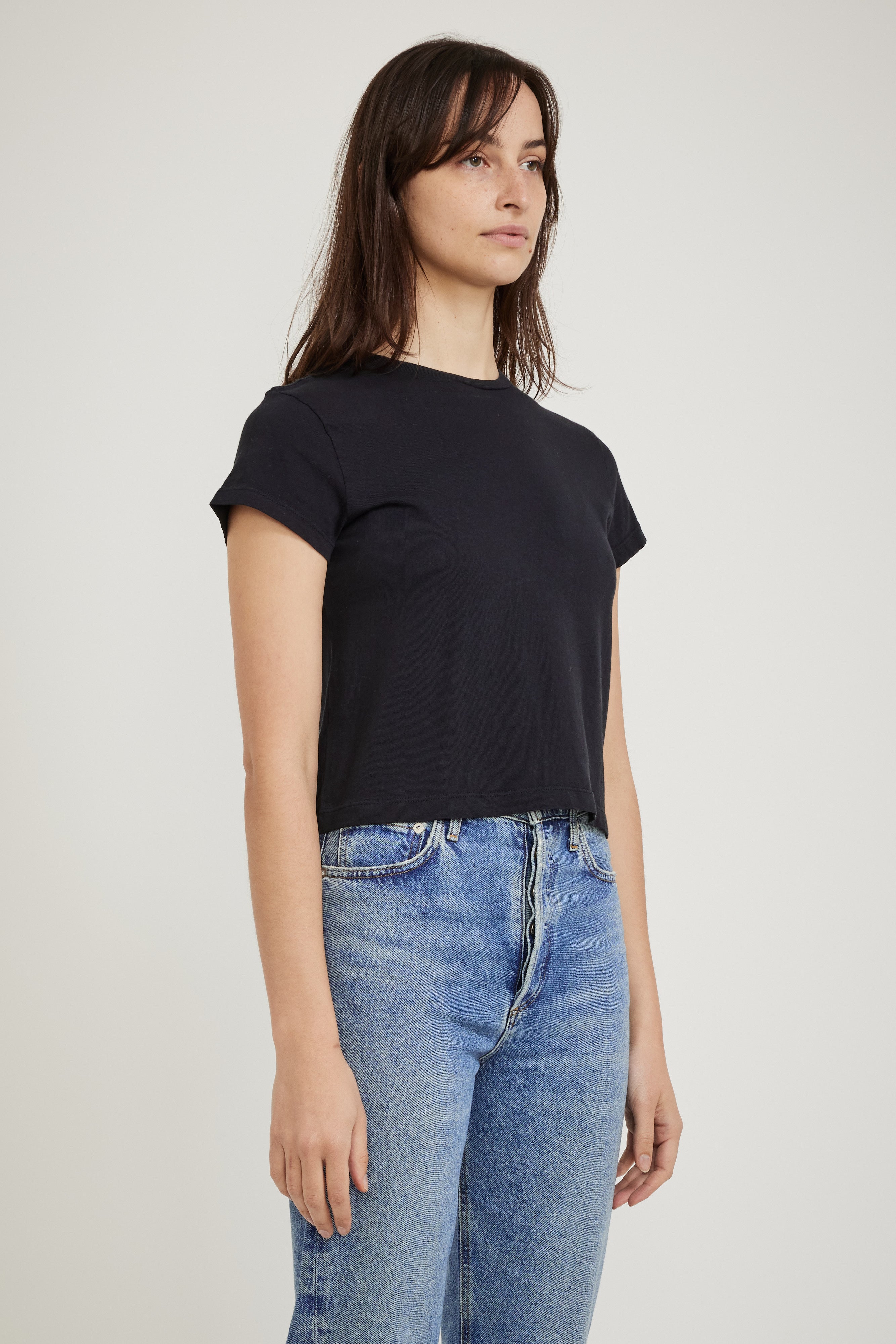 Agolde | Adine Shrunken Tee Nocturne | Maplestore