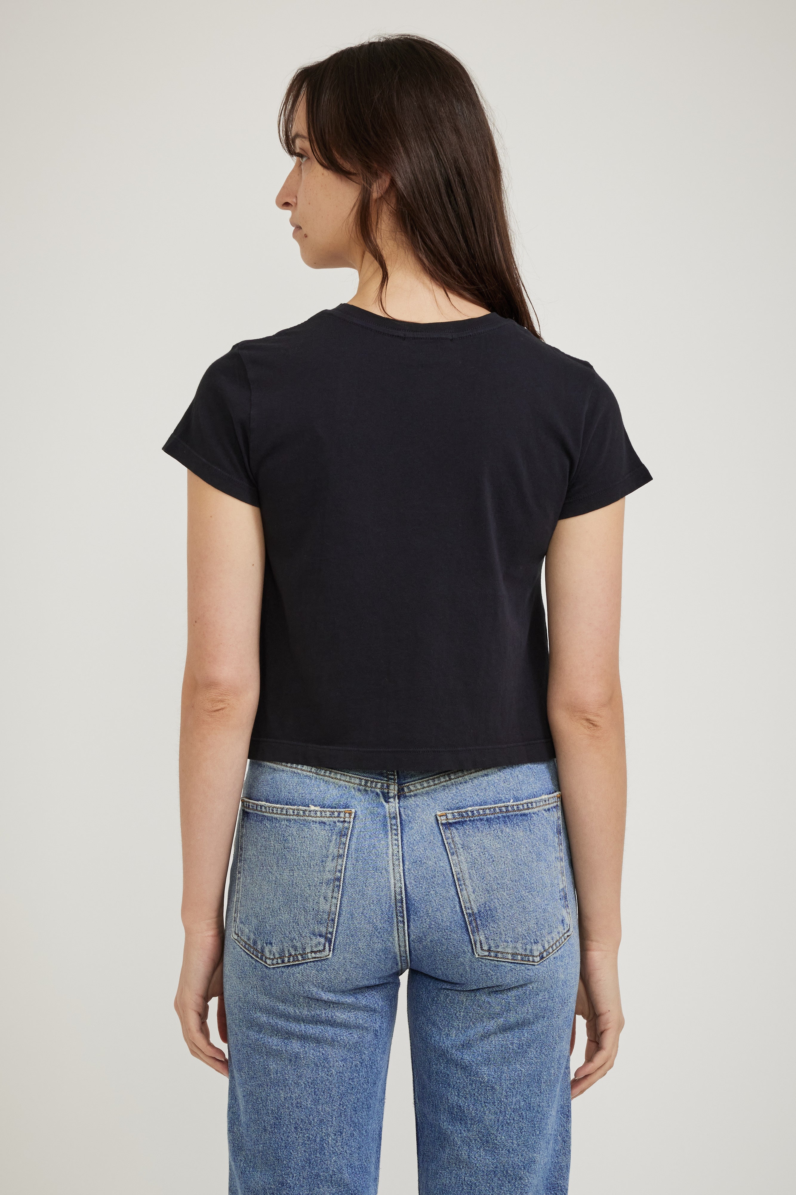 Agolde | Adine Shrunken Tee Nocturne | Maplestore