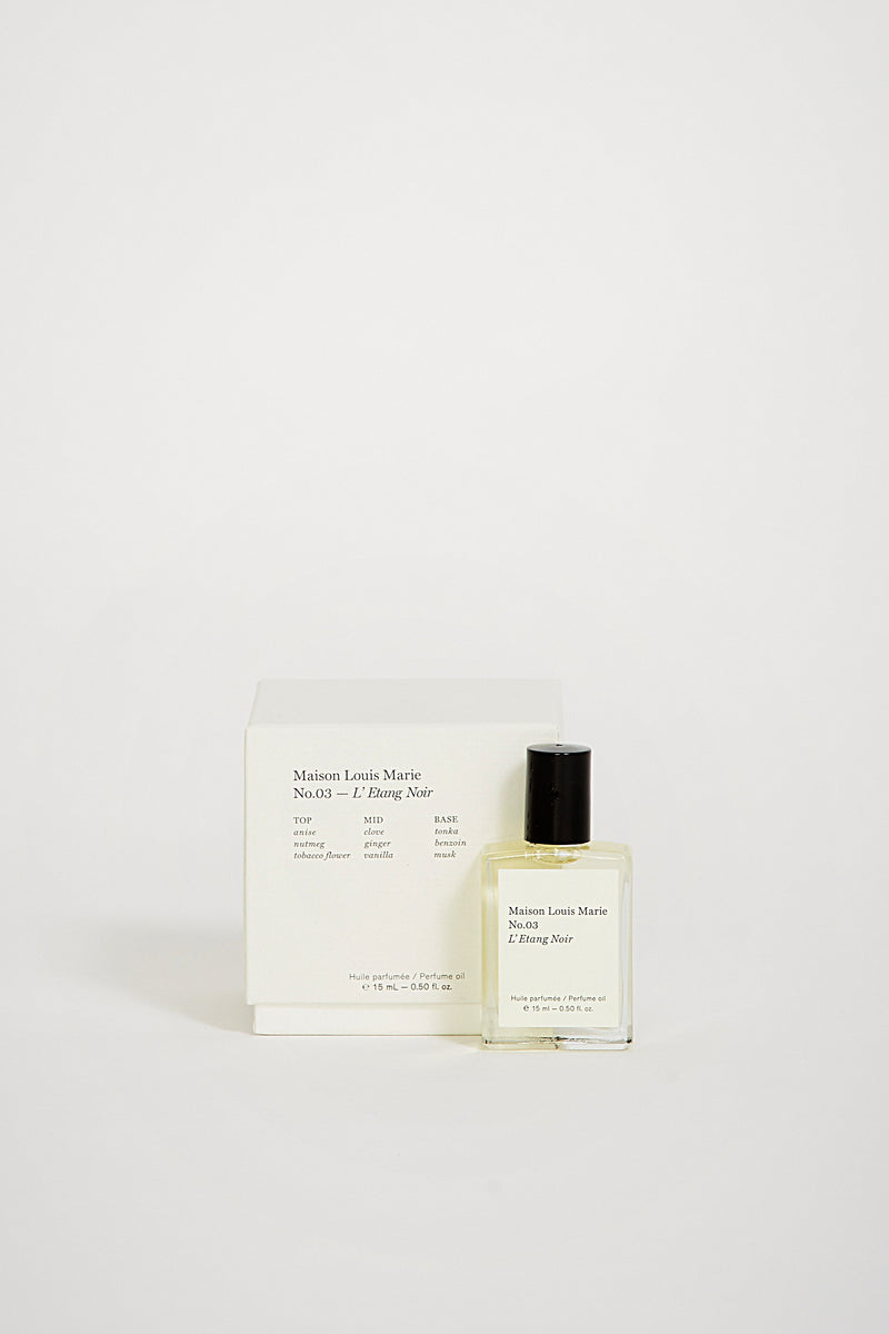 Maison Louis Marie No.03 L Etang Noir Perfume Oil Maplestore