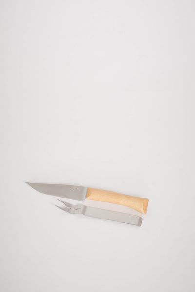 Opinel | Cheese Set (Knife + Fork) | Maplestore