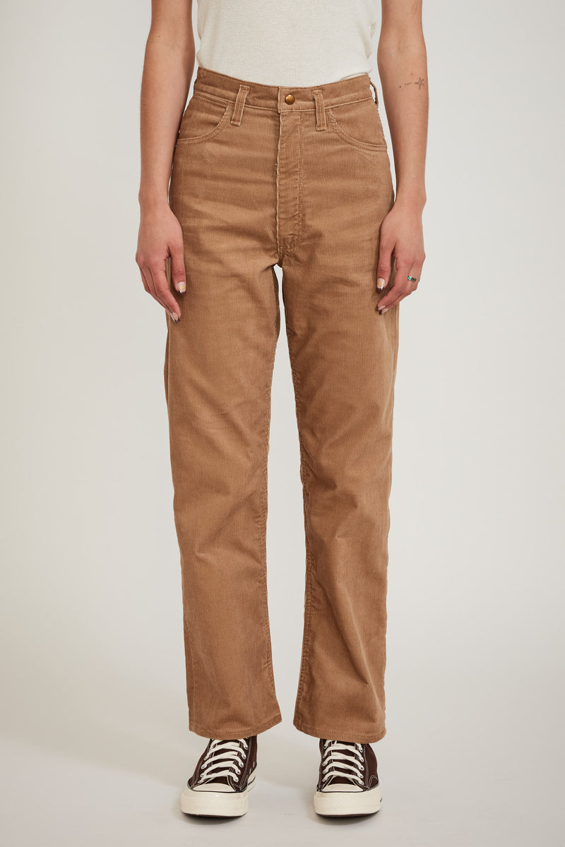 Orslow High Waist Corduroy Pants Beige (Jasmine) Maplestore