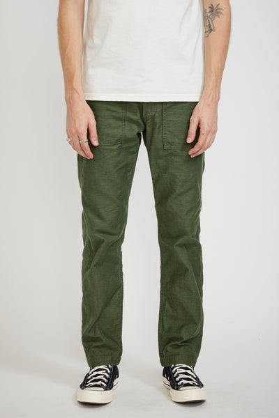 Orslow | Slim Fit Fatigue Pants Green | Maplestore