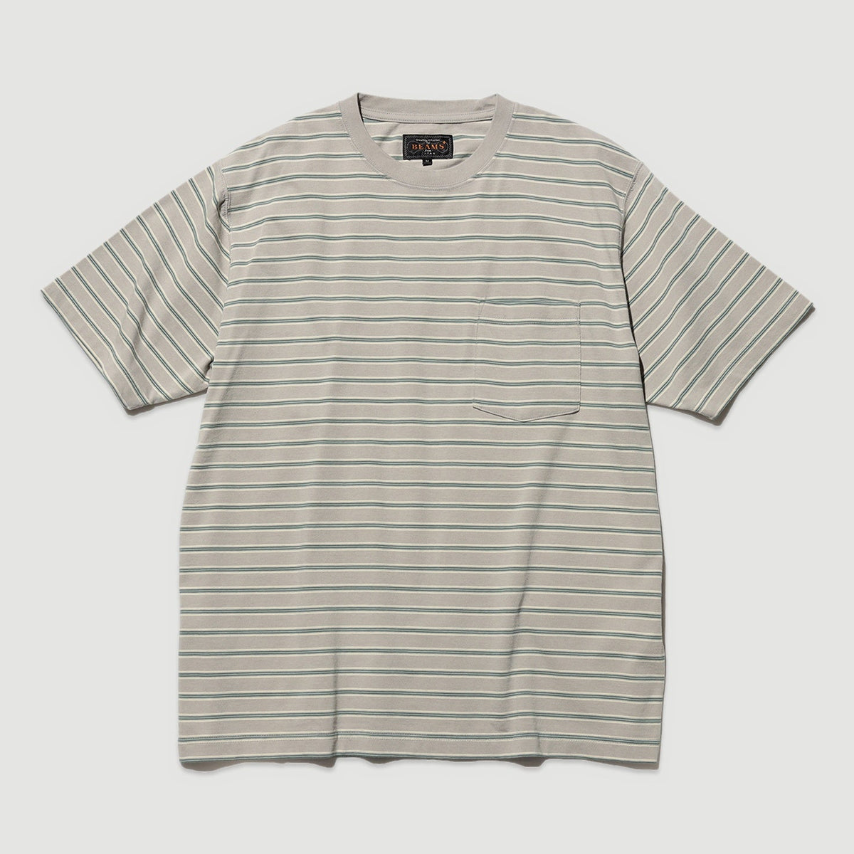 Pocket Tee Multi Stripe 1 Grey