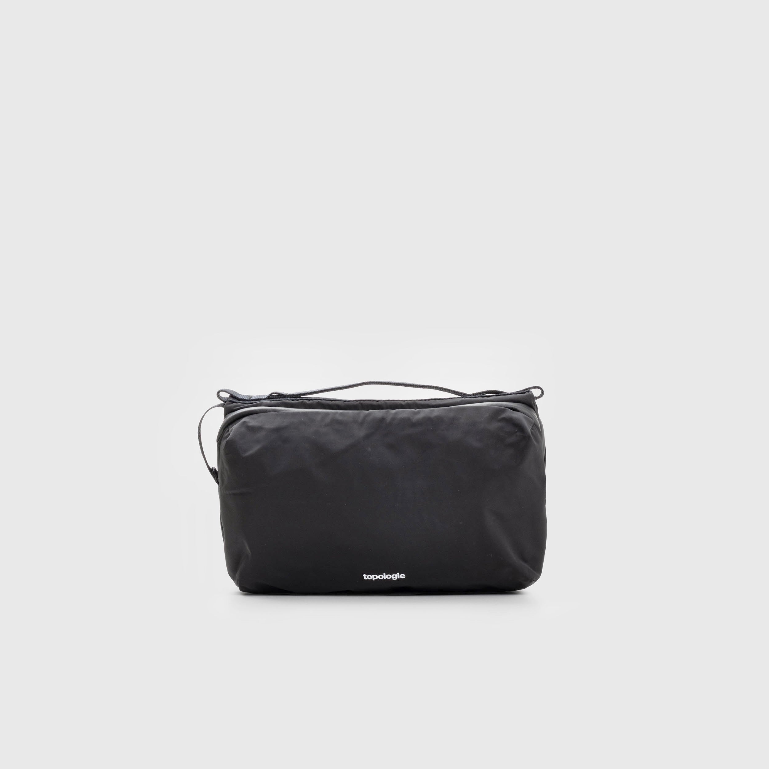 Bottle Sacoche Large Black Tech Sateen