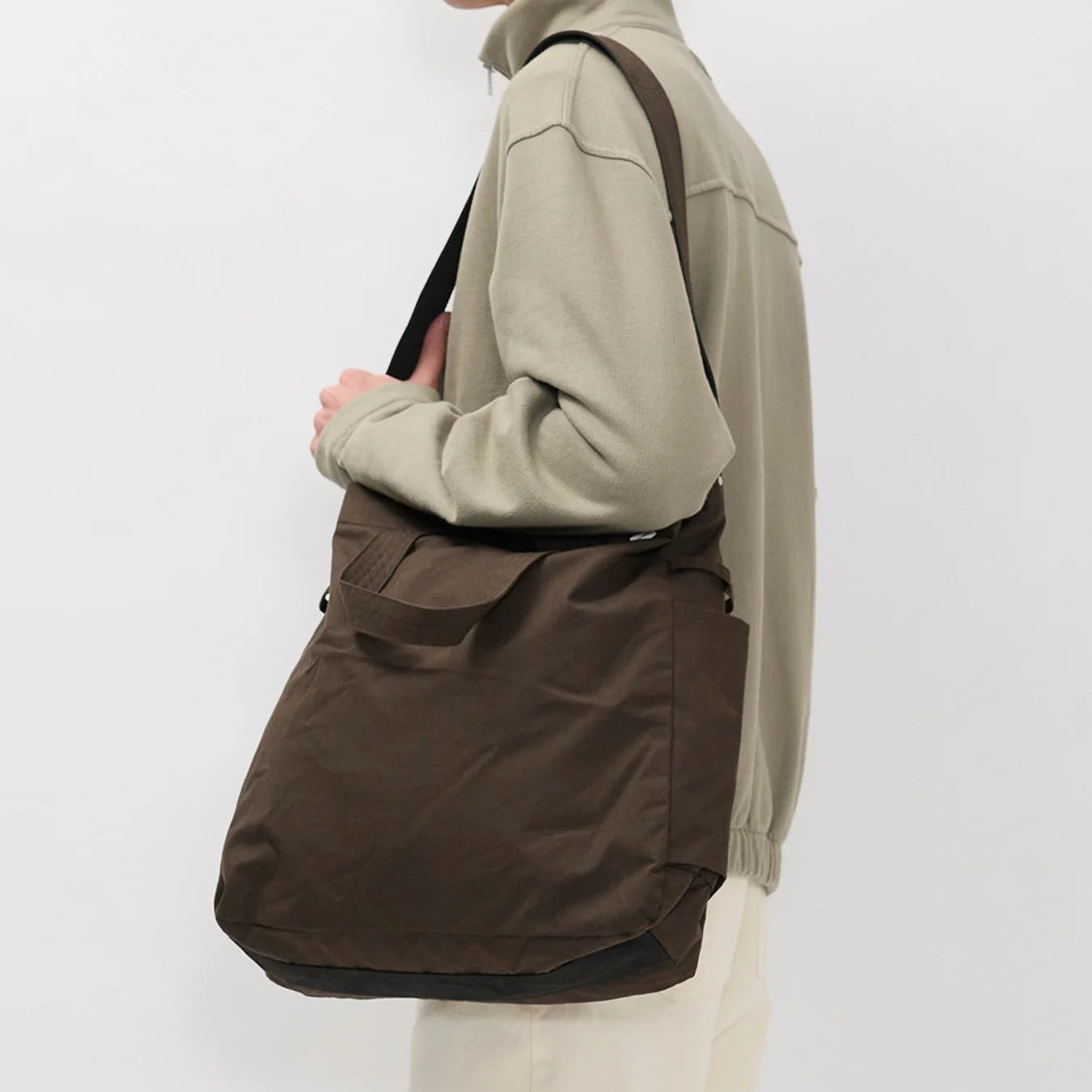 Norse Projects | Pligt Wax Cotton Tote Delicioso Brown | Maplestore