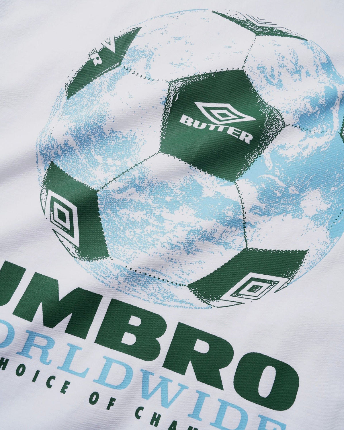 Butter Goods x Umbro World Game Tee White
